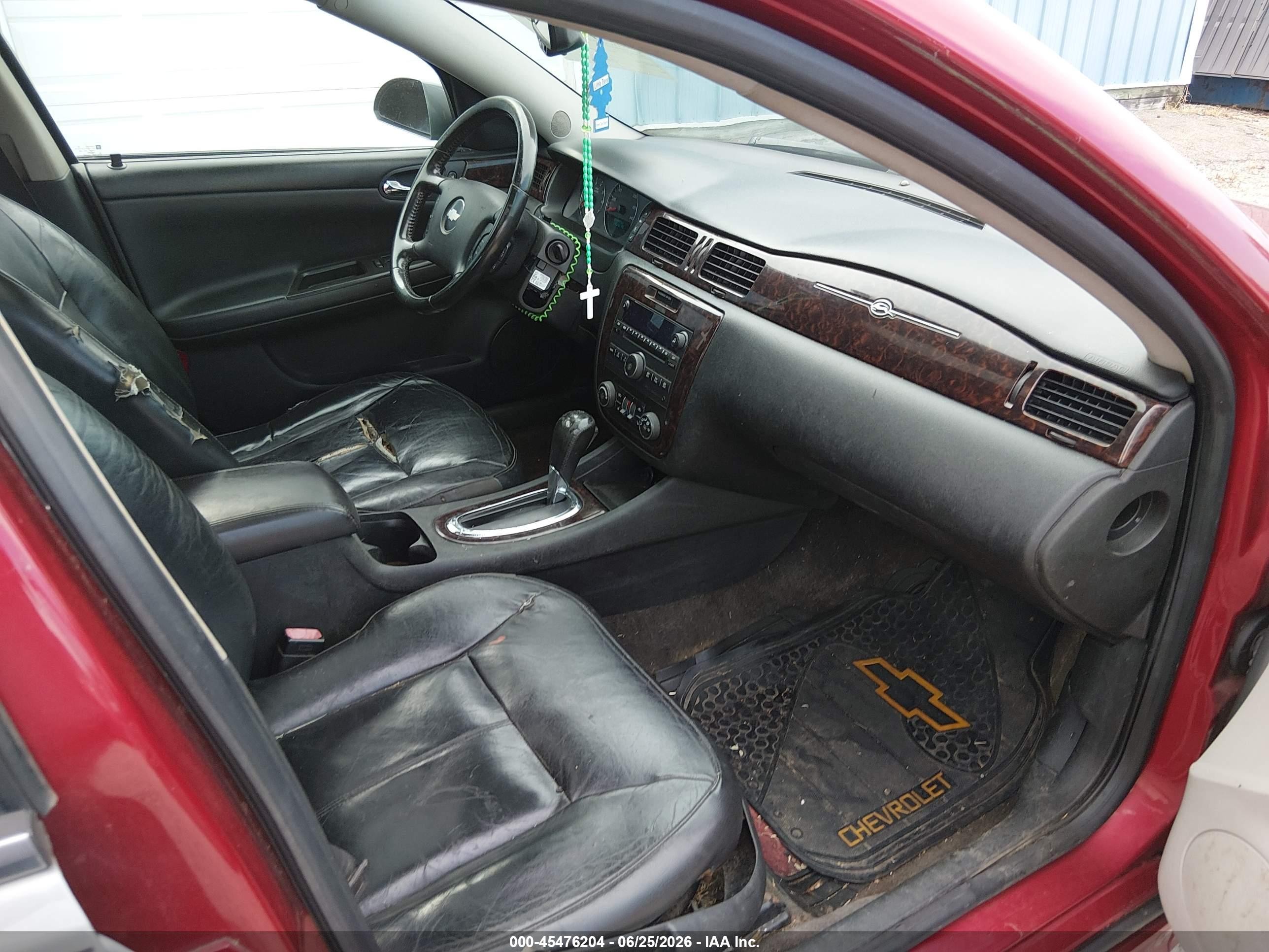 2012 Chevrolet Impala Ltz Red vin: 2G1WC5E36C1285208