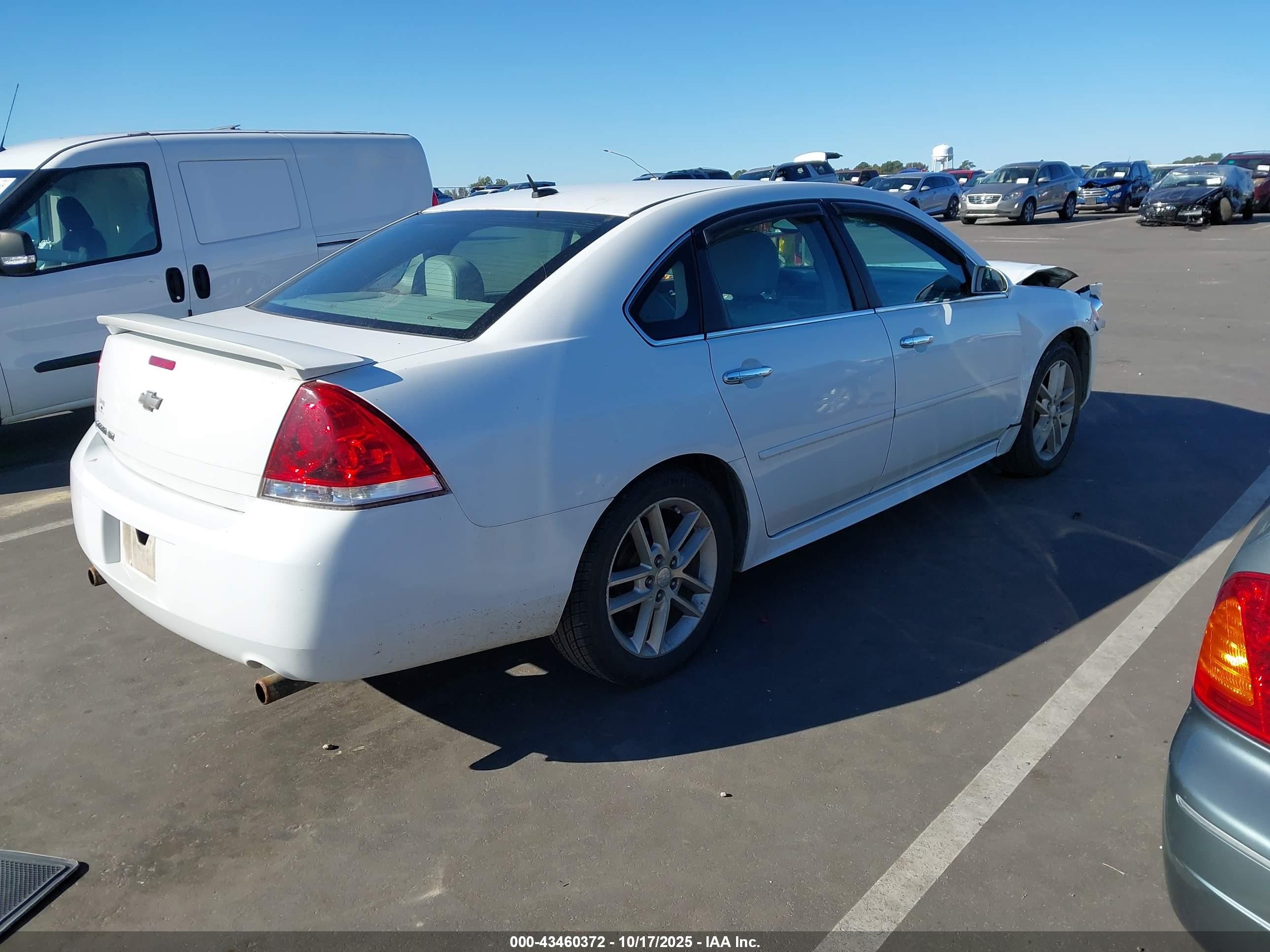 2012 Chevrolet Impala Ltz White vin: 2G1WC5E36C1292725