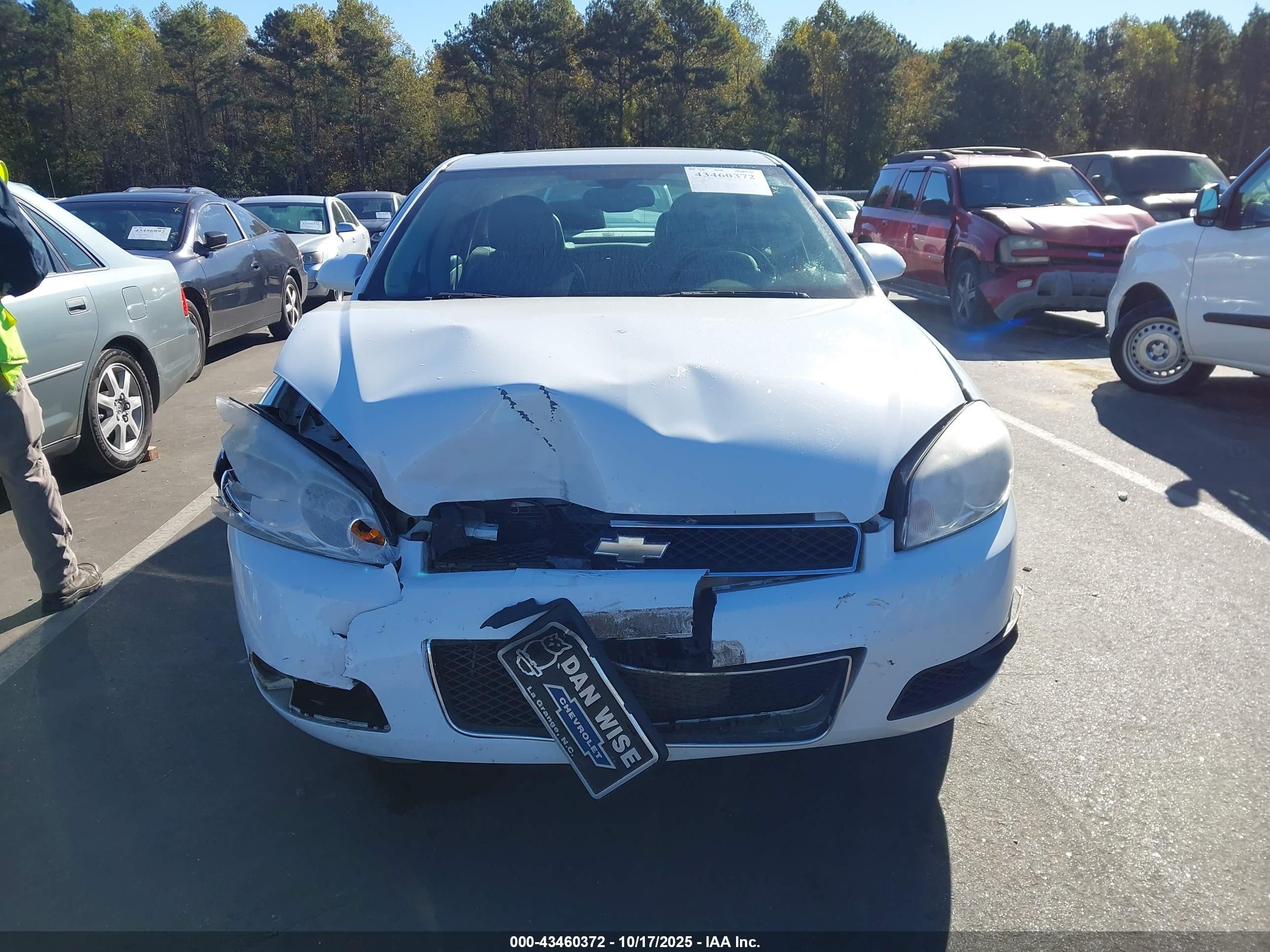 2012 Chevrolet Impala Ltz White vin: 2G1WC5E36C1292725