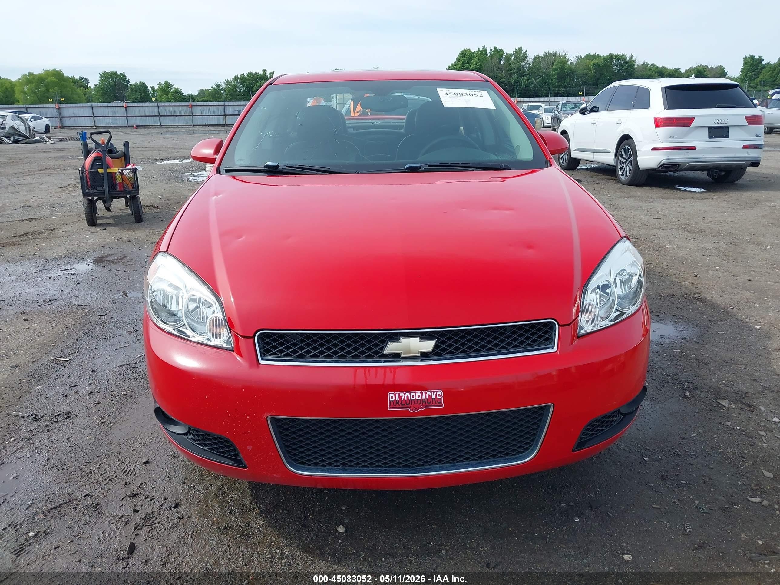 2013 Chevrolet Impala Ltz Red vin: 2G1WC5E36D1185028