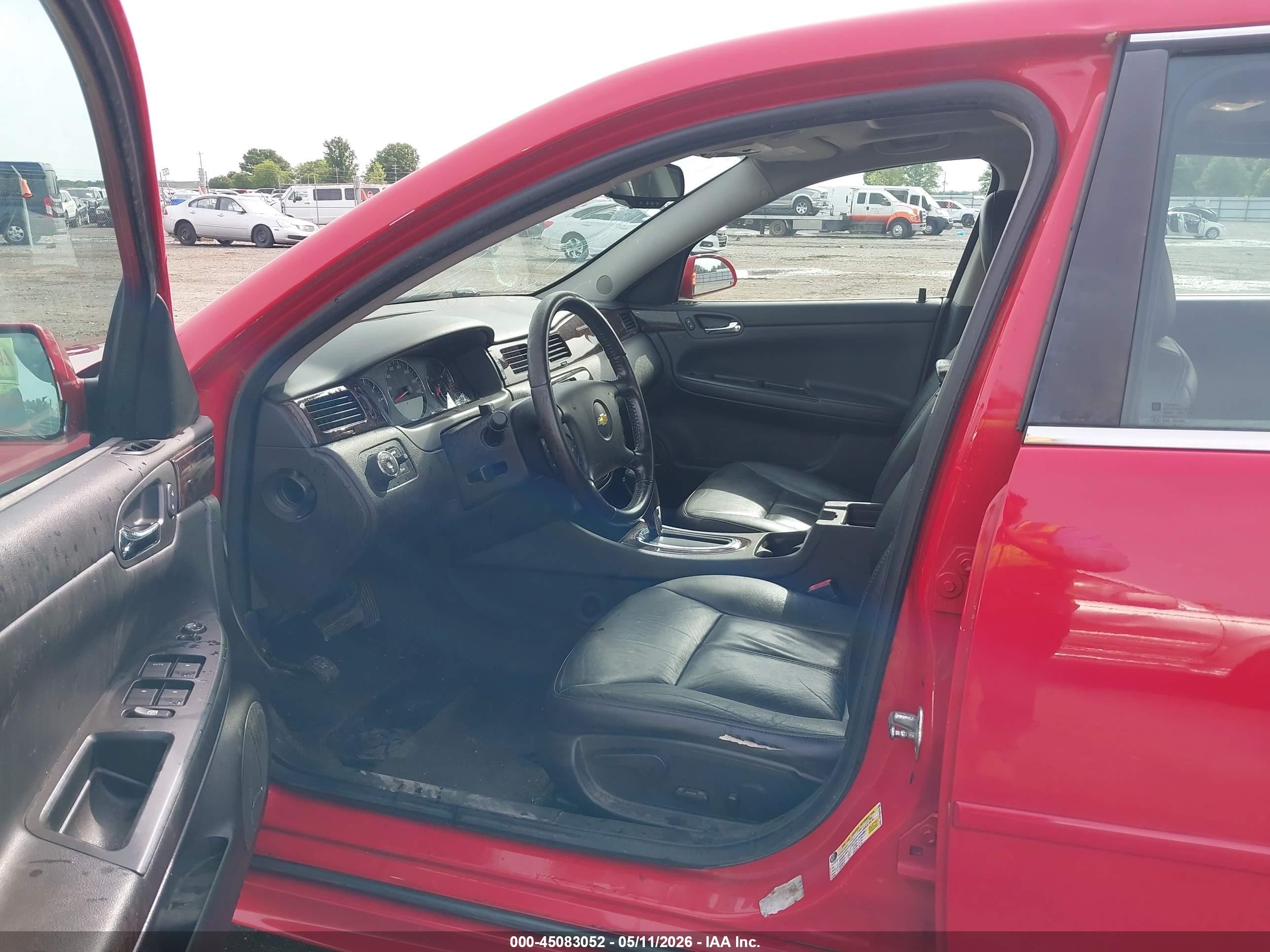 2013 Chevrolet Impala Ltz Red vin: 2G1WC5E36D1185028