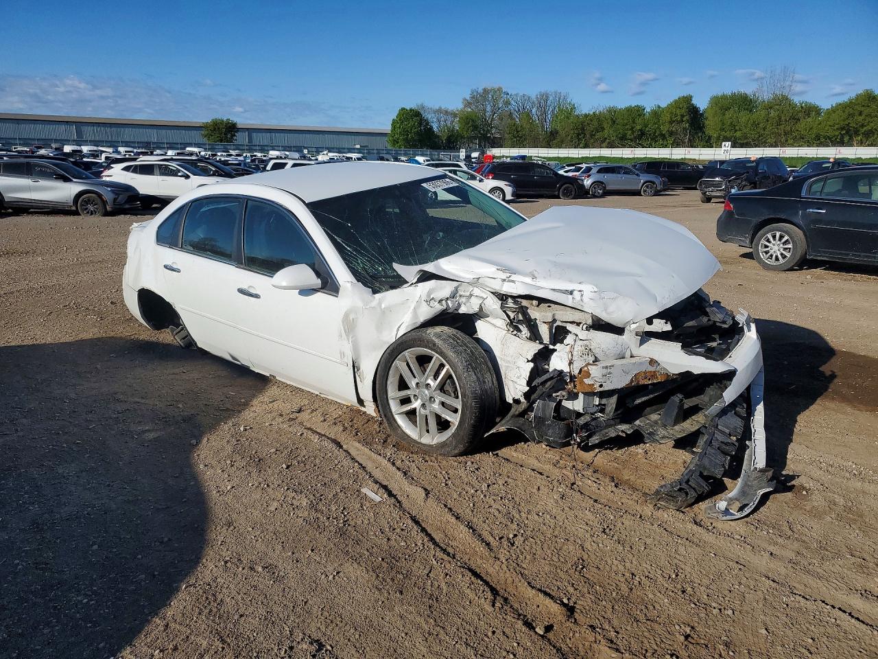 2013 Chevrolet Impala Ltz White vin: 2G1WC5E36D1229643