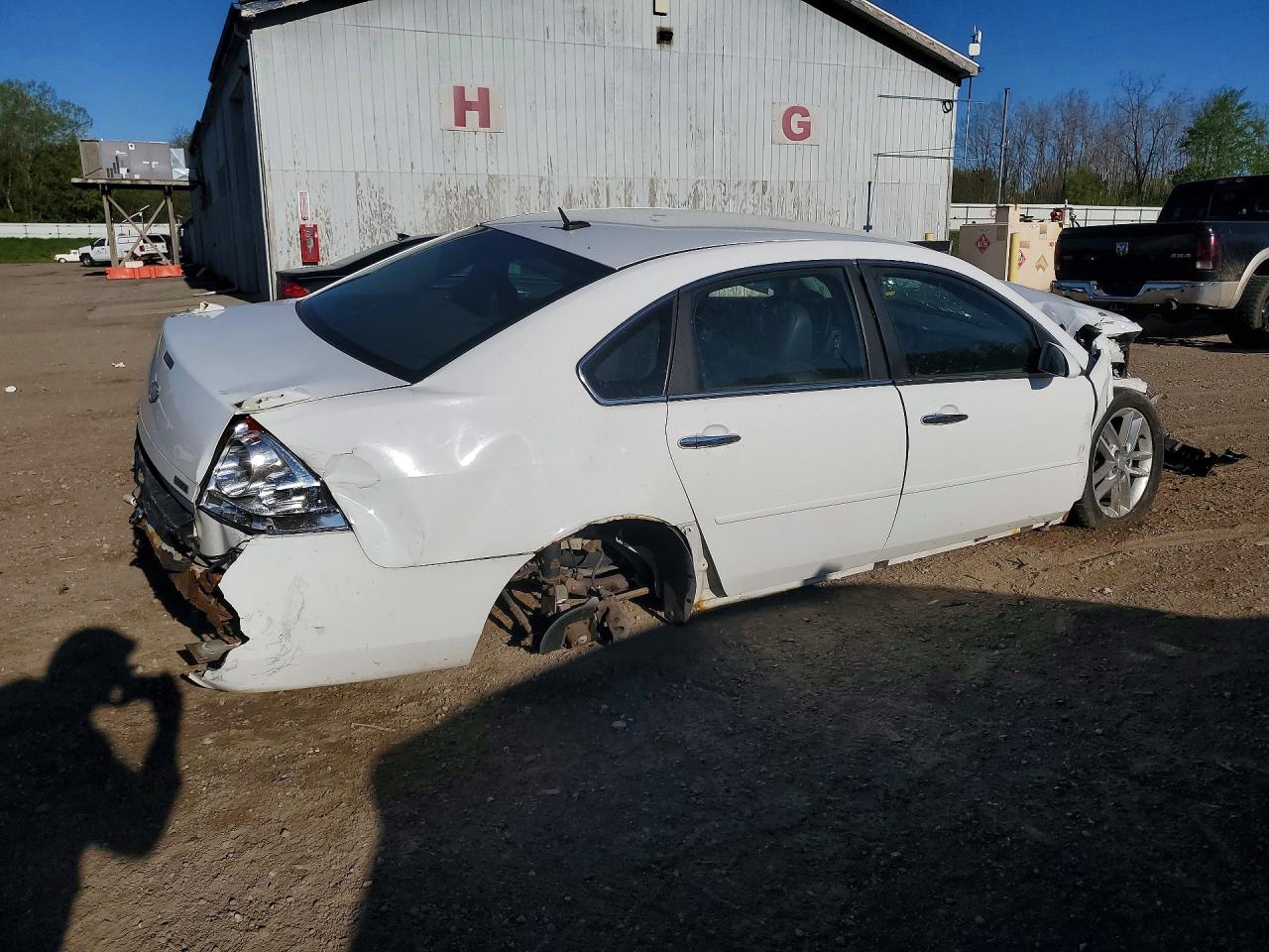 2013 Chevrolet Impala Ltz White vin: 2G1WC5E36D1229643
