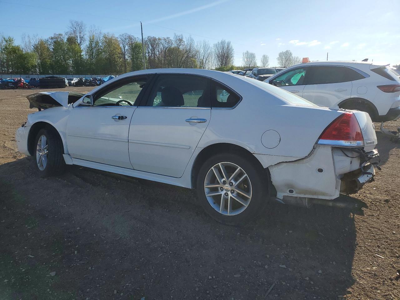 2013 Chevrolet Impala Ltz White vin: 2G1WC5E36D1229643