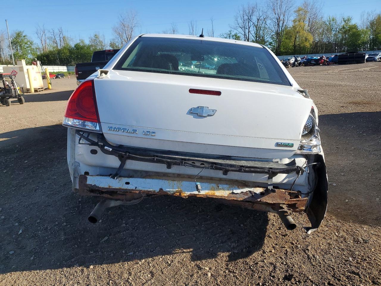 2013 Chevrolet Impala Ltz White vin: 2G1WC5E36D1229643