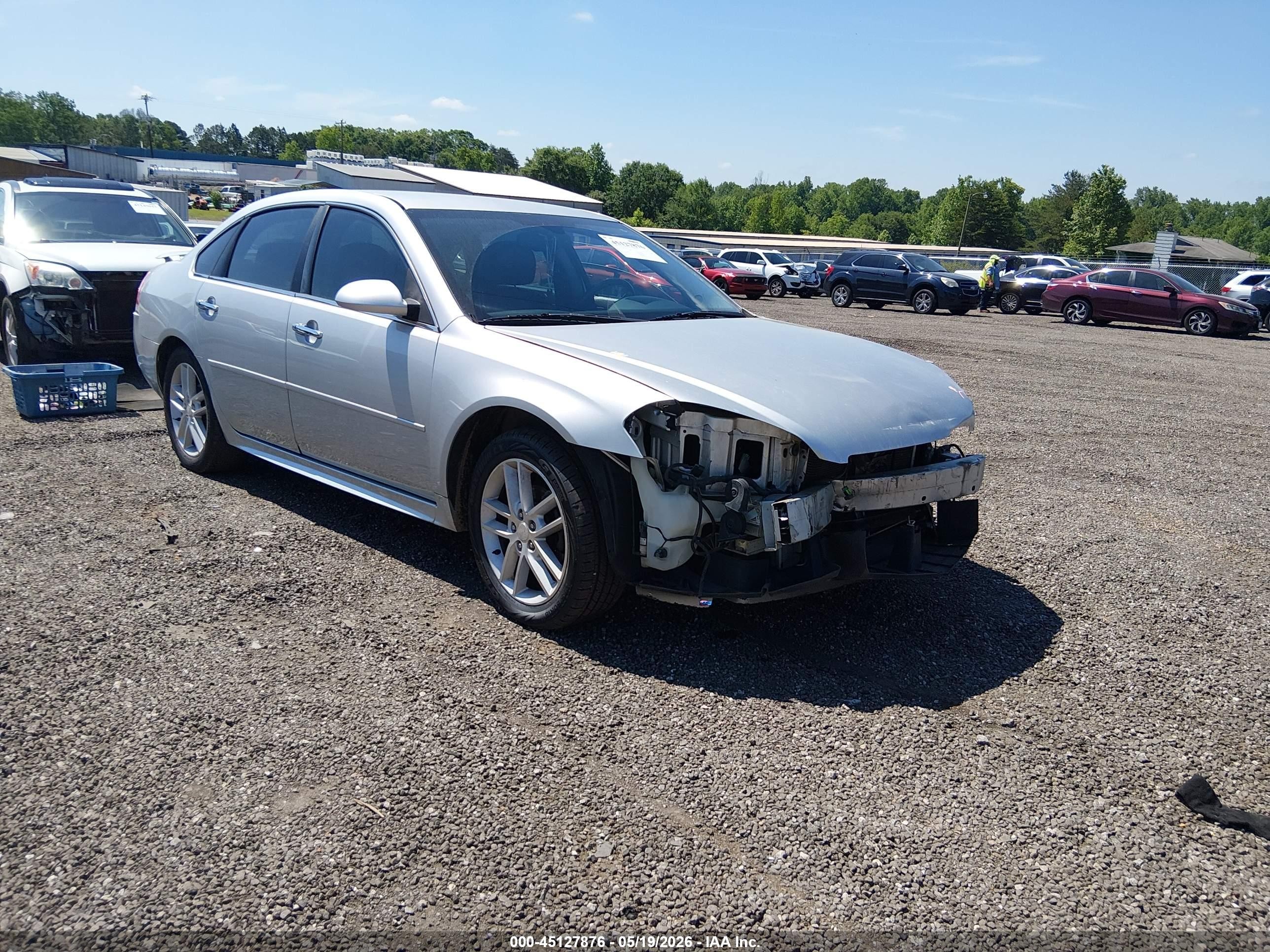 2013 Chevrolet Impala Ltz Серебряный vin: 2G1WC5E36D1260195