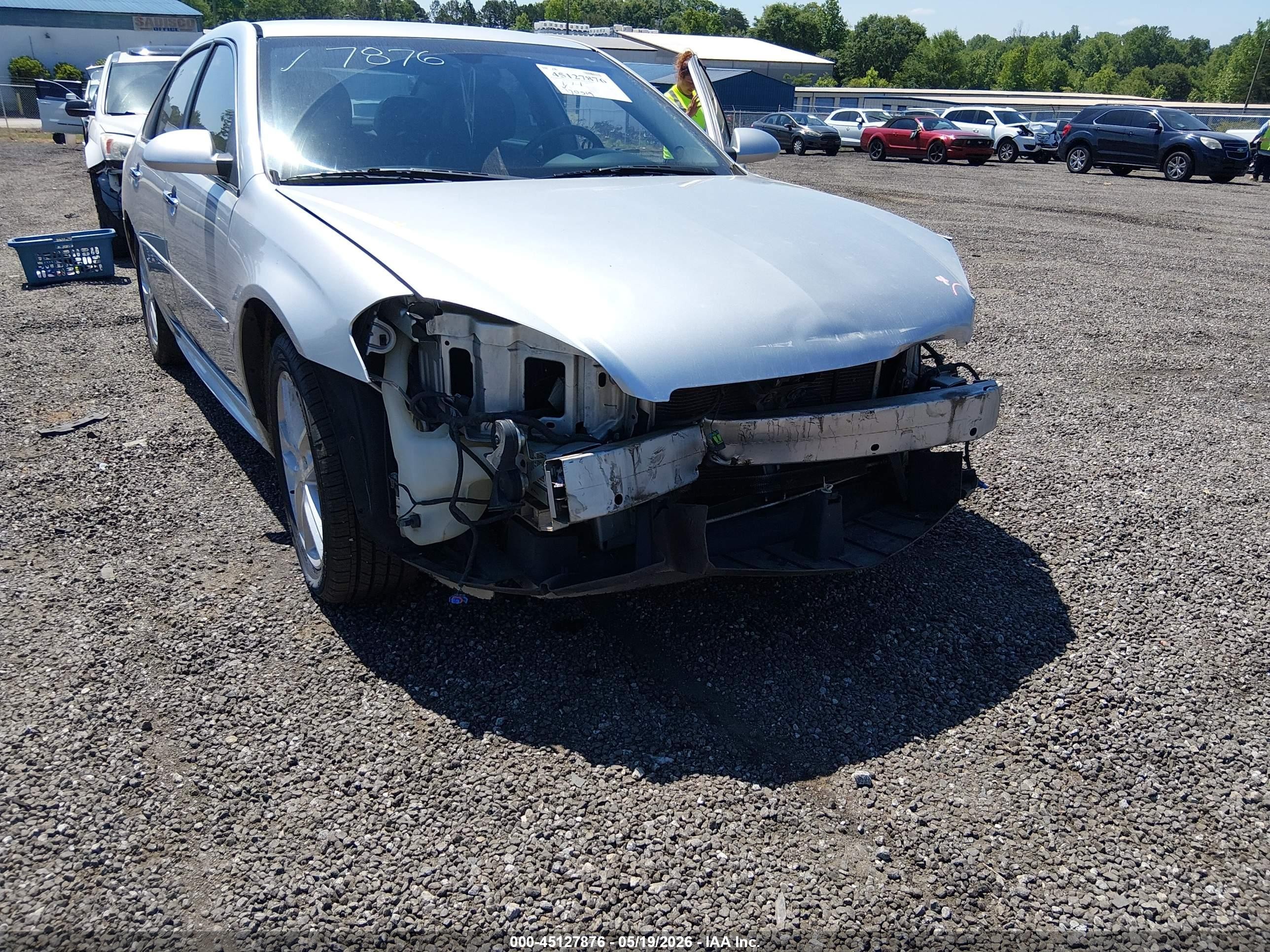 2013 Chevrolet Impala Ltz Серебряный vin: 2G1WC5E36D1260195