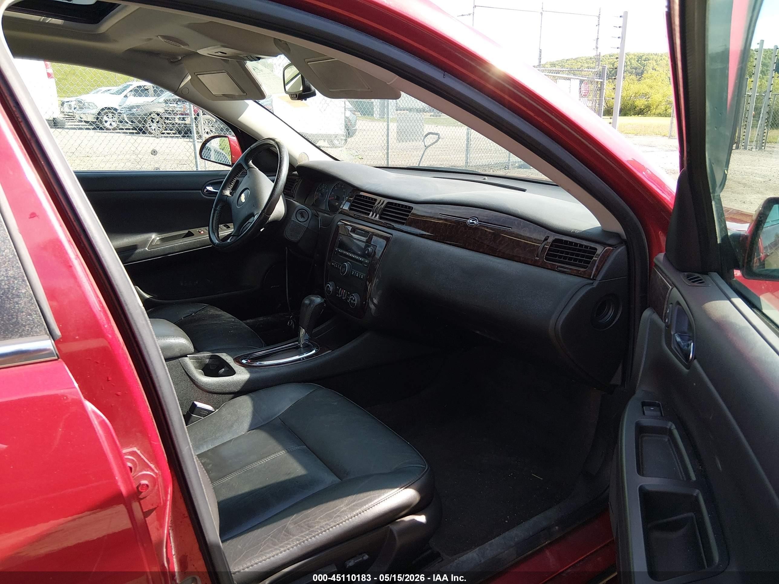 2014 Chevrolet Impala Limited Ltz Red vin: 2G1WC5E36E1153603