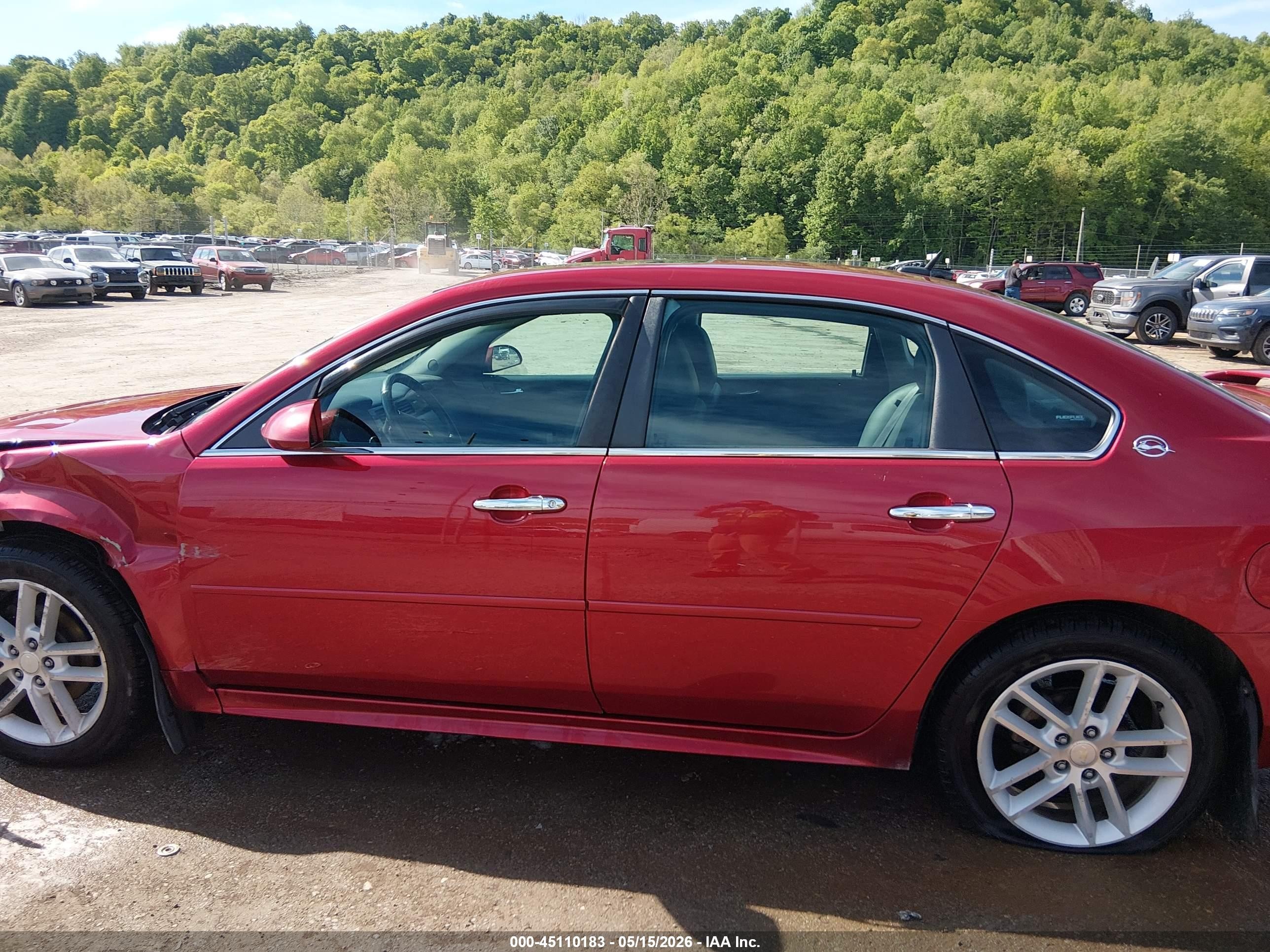 2014 Chevrolet Impala Limited Ltz Red vin: 2G1WC5E36E1153603