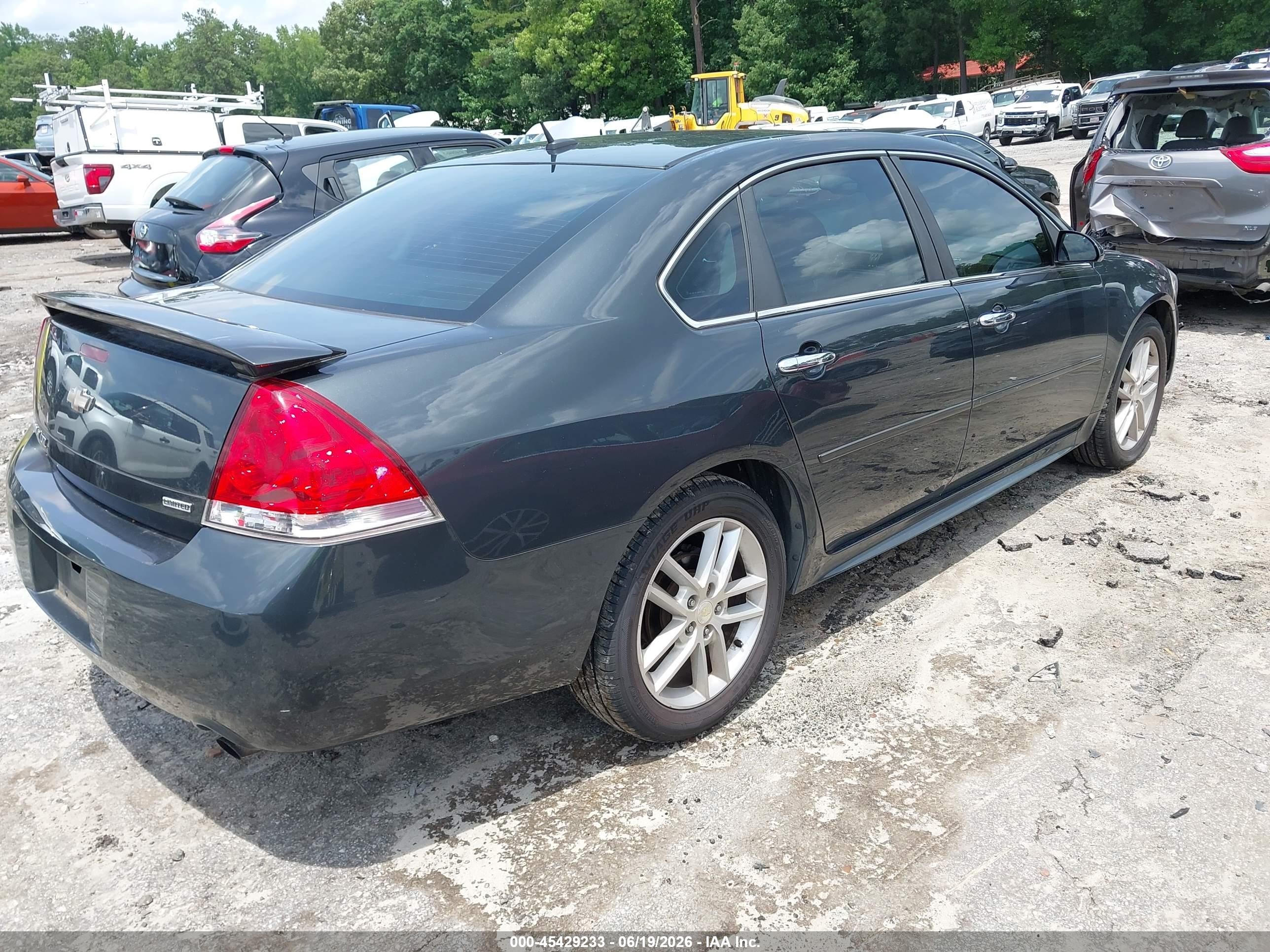 2015 Chevrolet Impala Limited Ltz Gray vin: 2G1WC5E36F1105987