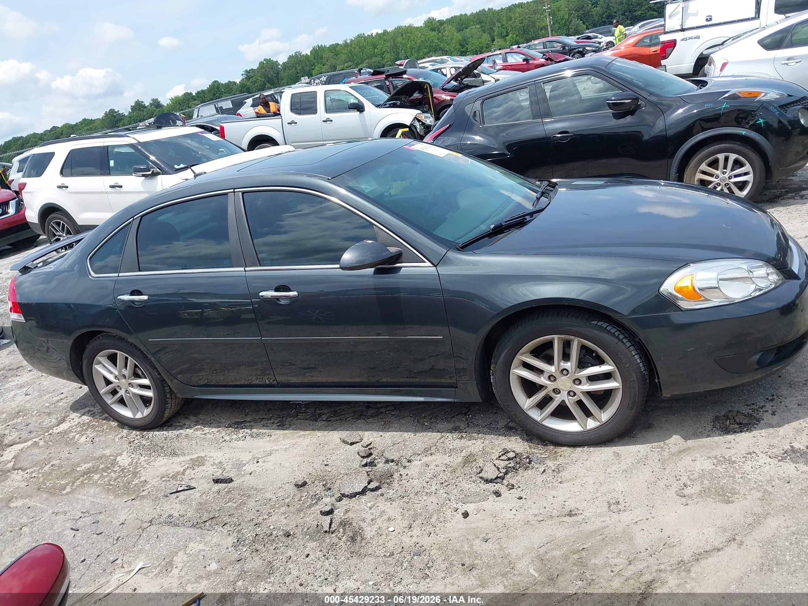 2015 Chevrolet Impala Limited Ltz Gray vin: 2G1WC5E36F1105987