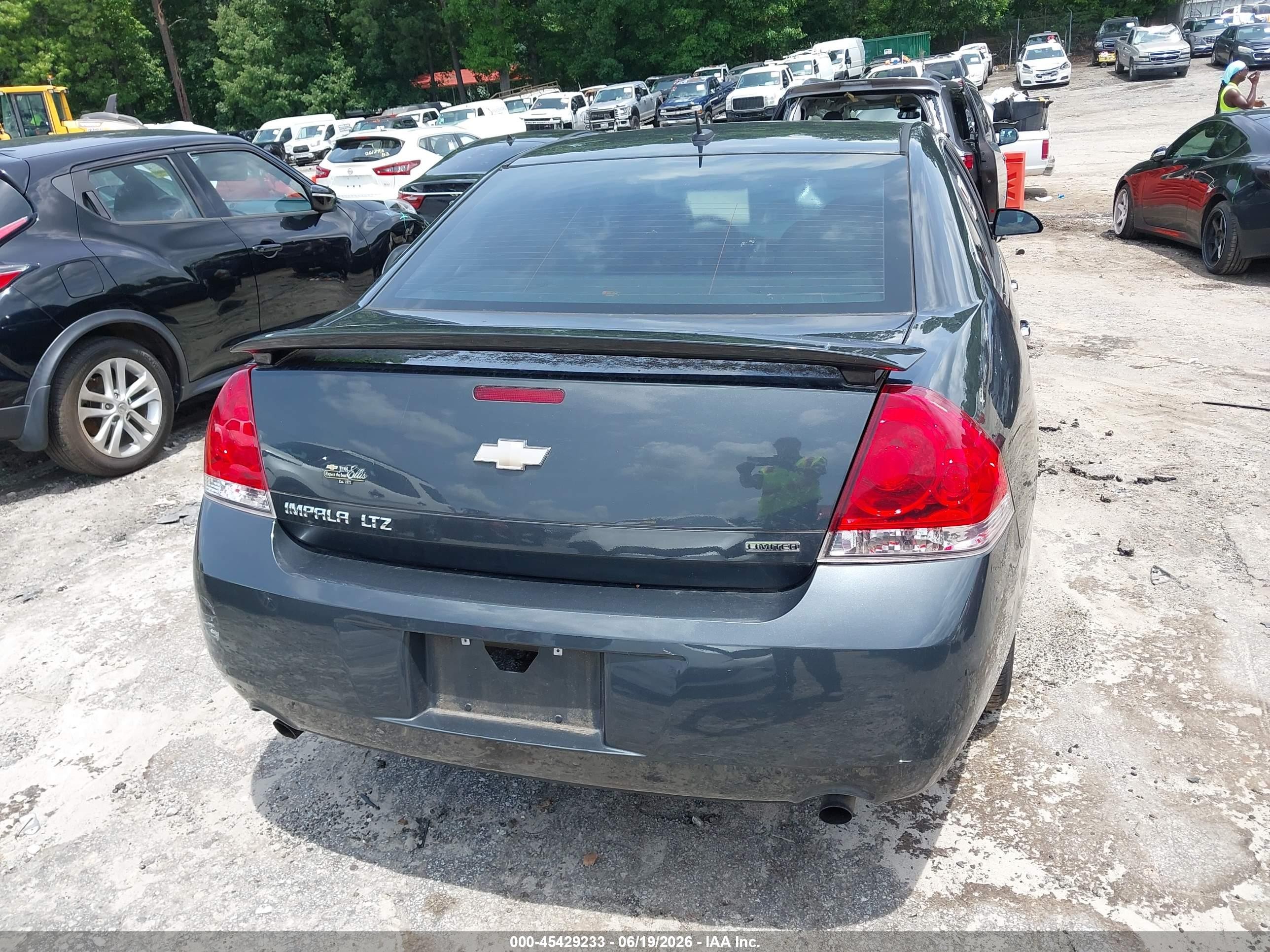 2015 Chevrolet Impala Limited Ltz Gray vin: 2G1WC5E36F1105987
