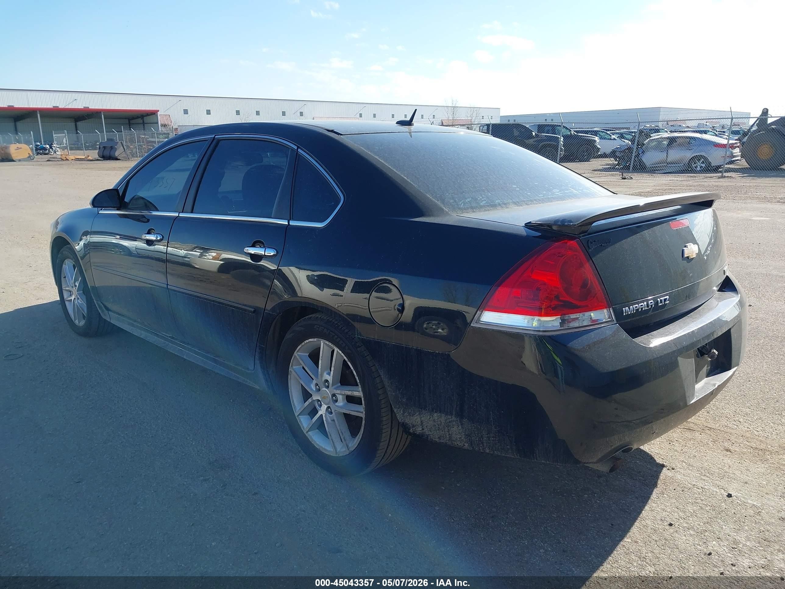 2012 Chevrolet Impala Ltz Black vin: 2G1WC5E37C1100437