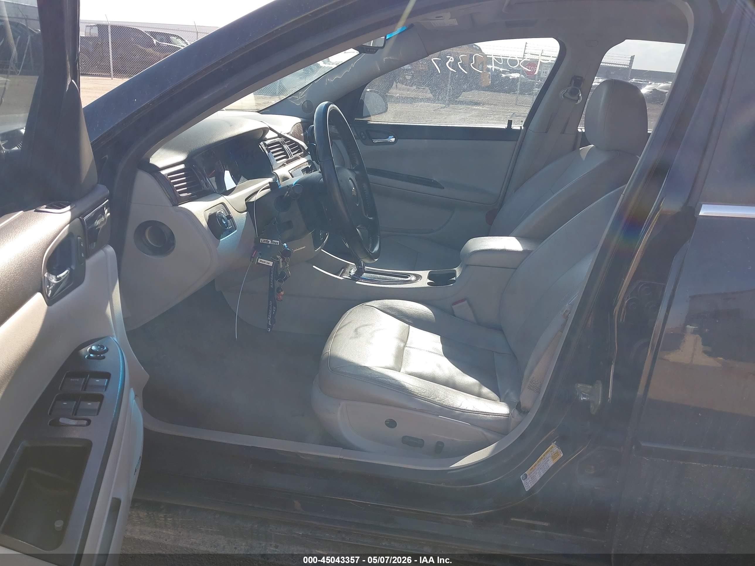 2012 Chevrolet Impala Ltz Black vin: 2G1WC5E37C1100437
