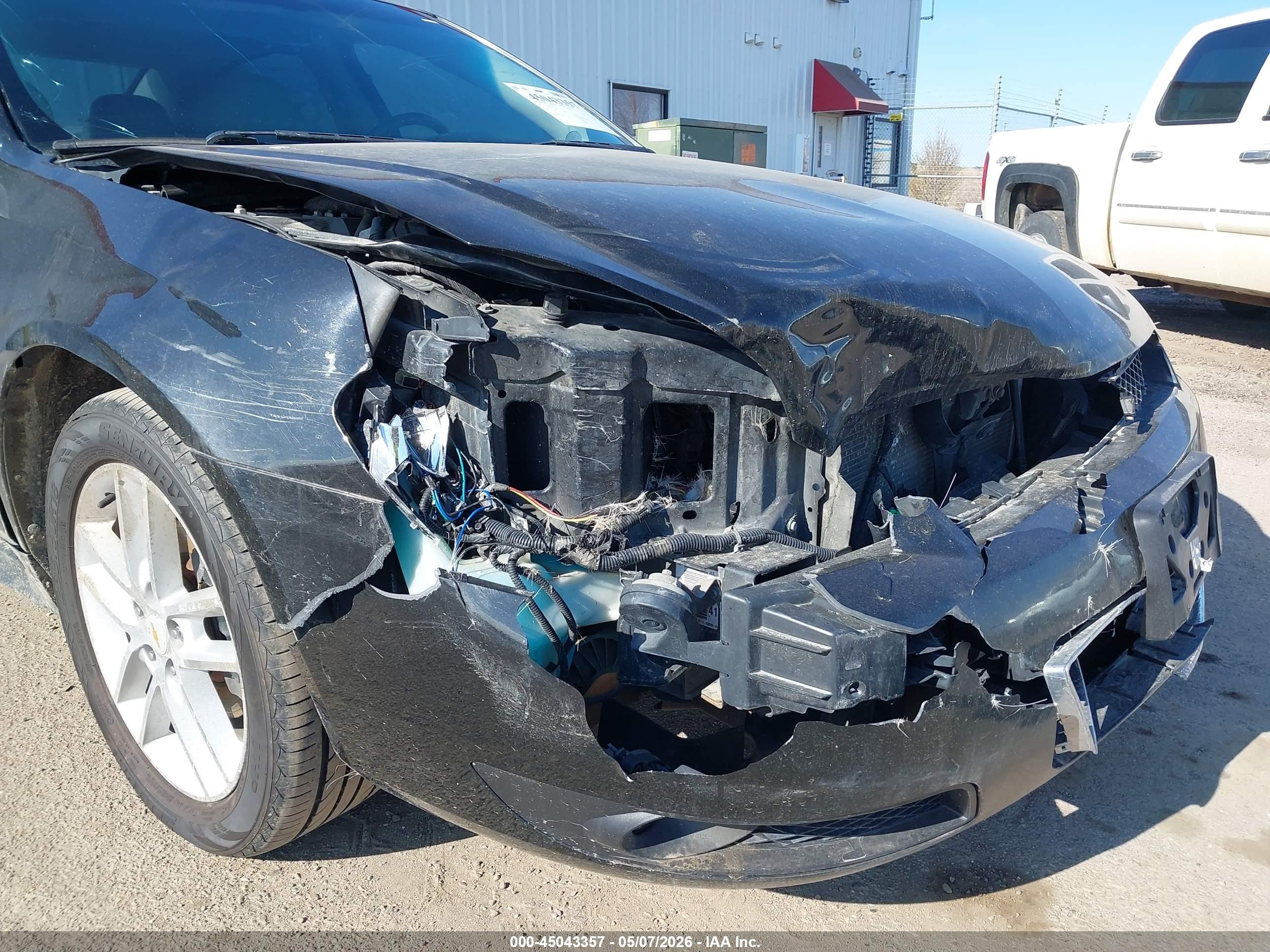 2012 Chevrolet Impala Ltz Black vin: 2G1WC5E37C1100437