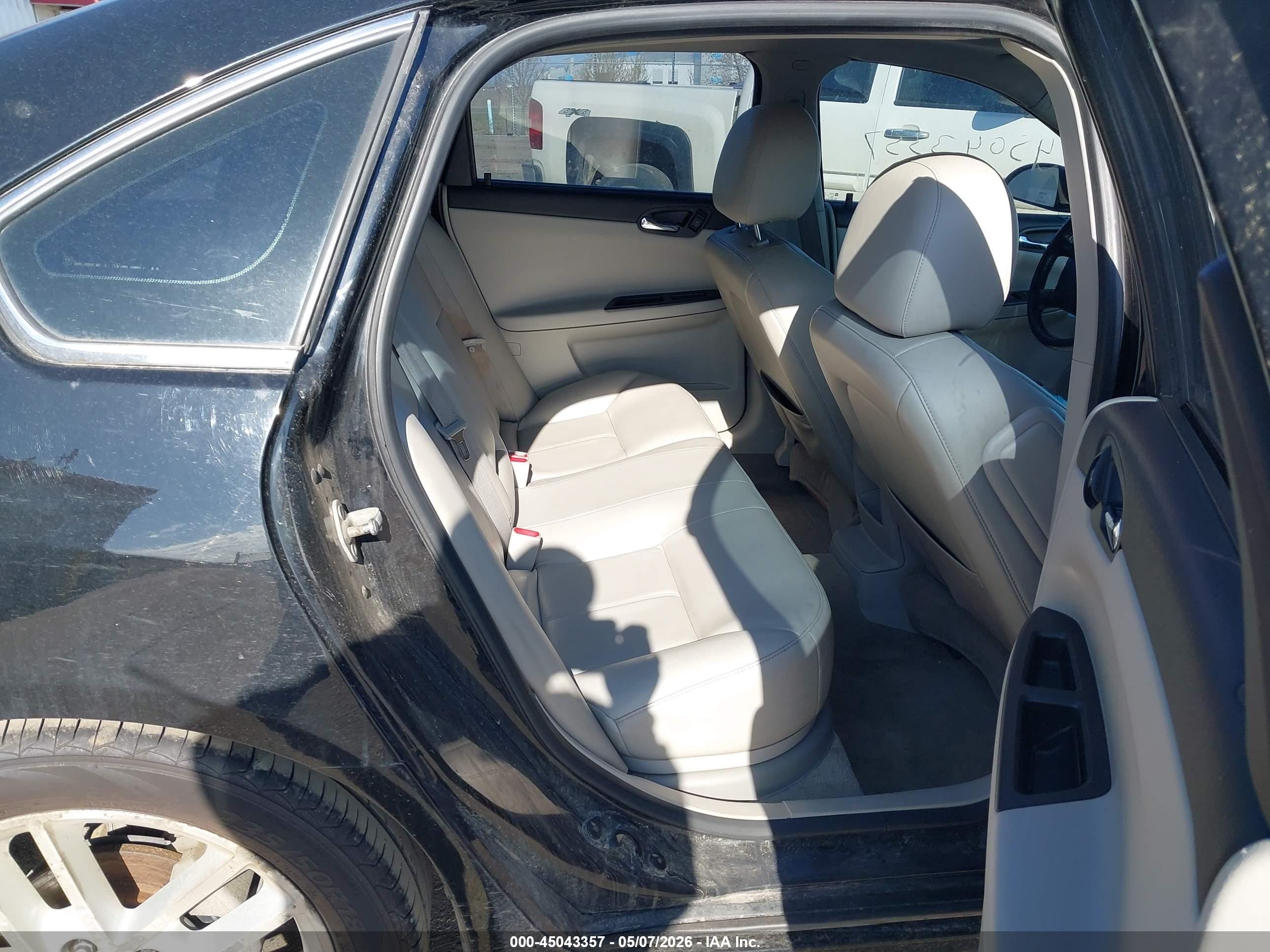 2012 Chevrolet Impala Ltz Black vin: 2G1WC5E37C1100437