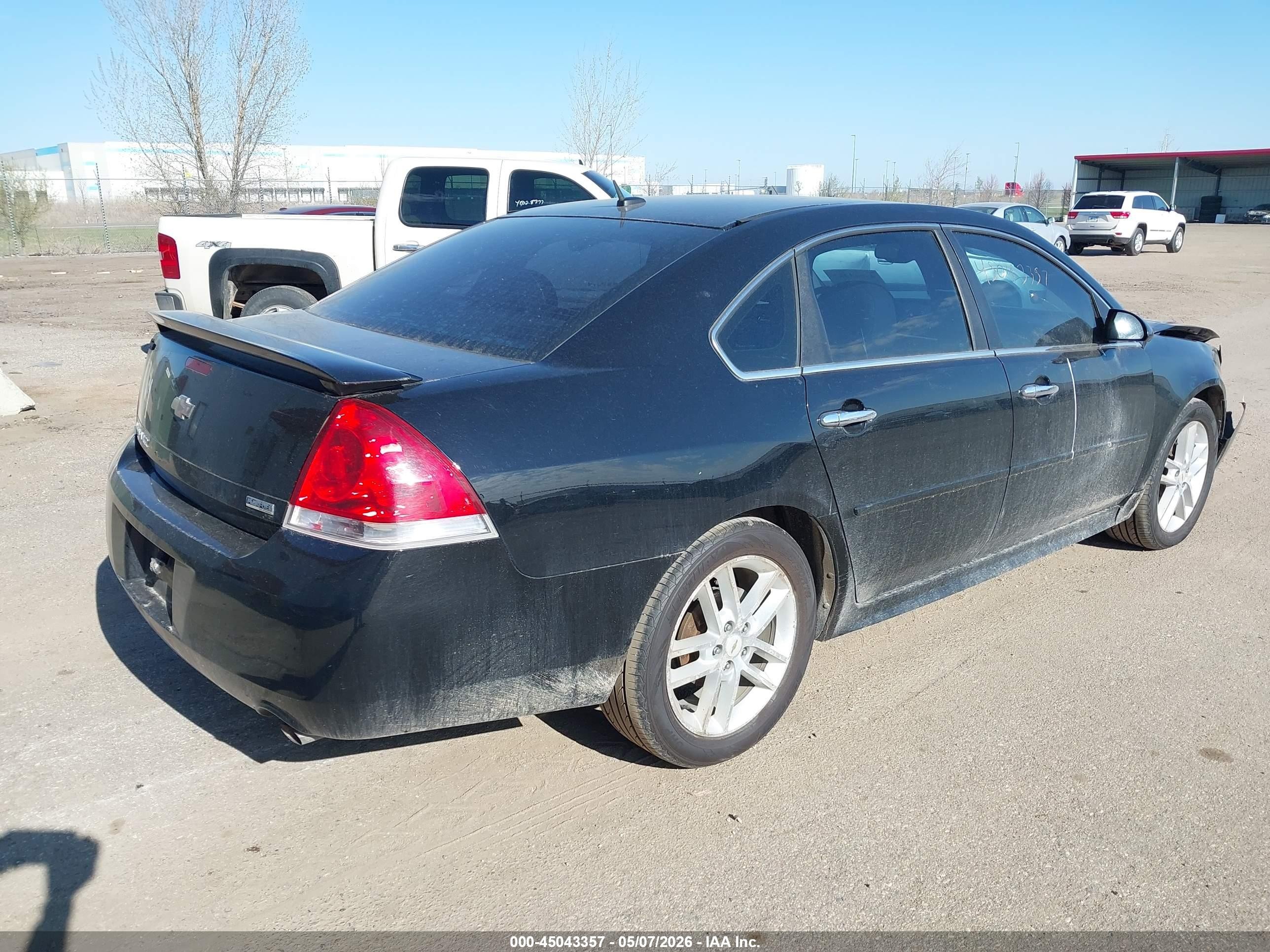 2012 Chevrolet Impala Ltz Black vin: 2G1WC5E37C1100437
