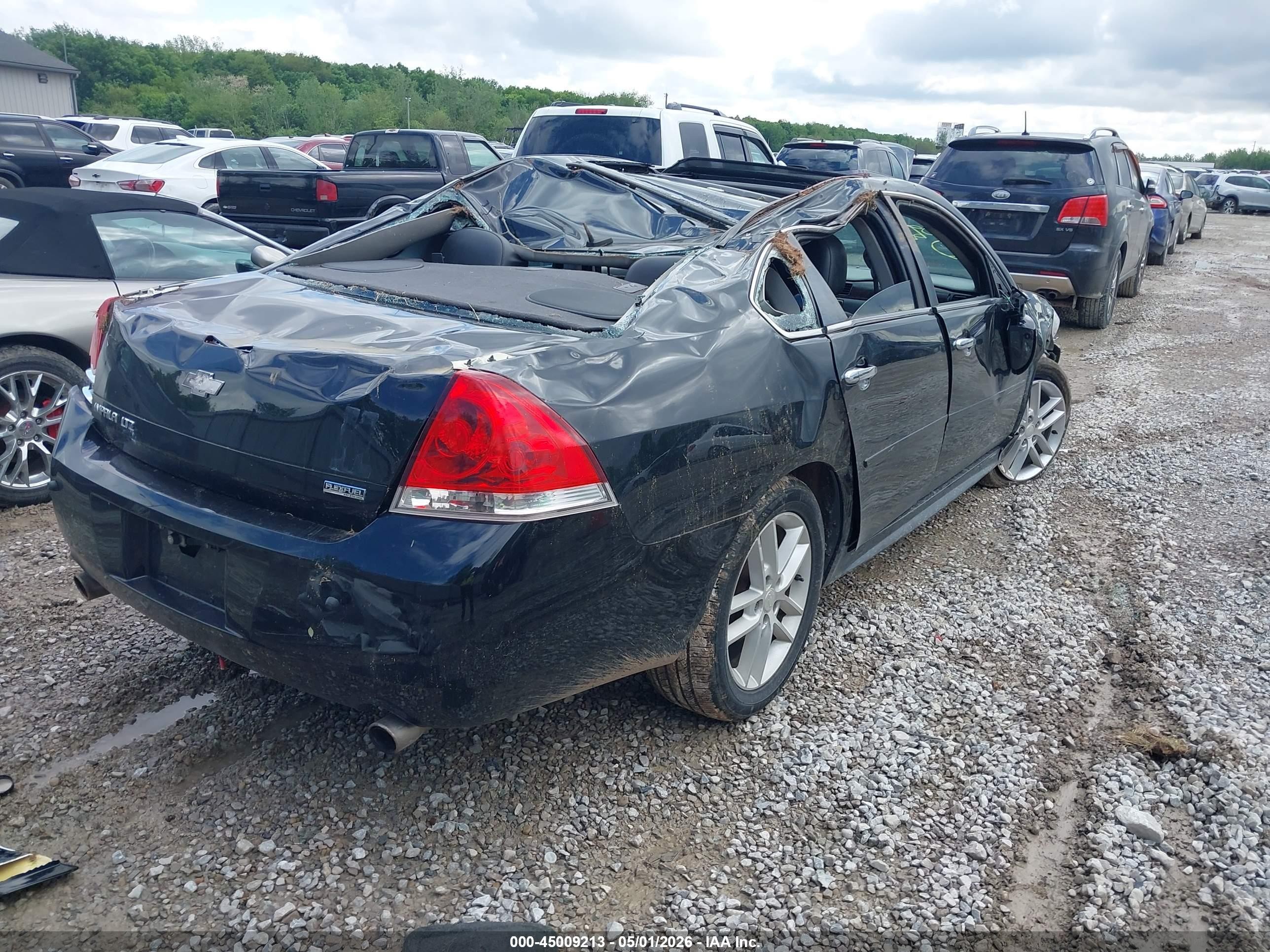 2012 Chevrolet Impala Ltz Black vin: 2G1WC5E37C1144308