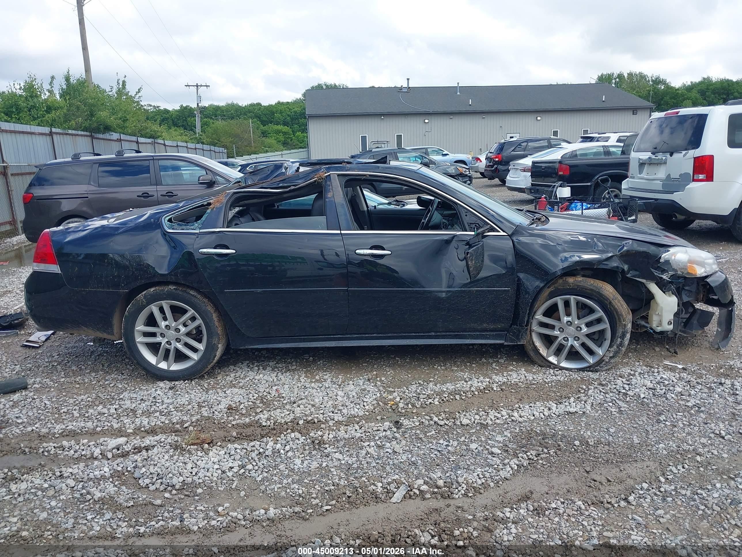 2012 Chevrolet Impala Ltz Black vin: 2G1WC5E37C1144308