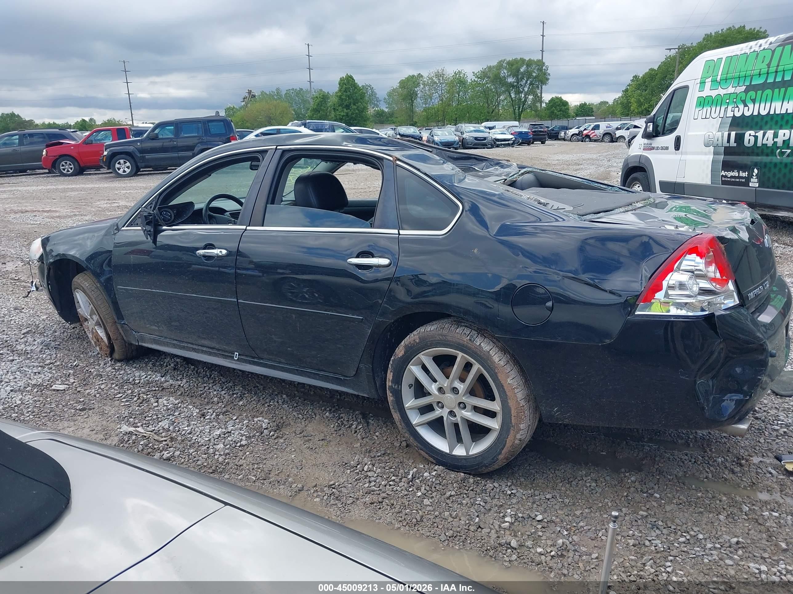 2012 Chevrolet Impala Ltz Black vin: 2G1WC5E37C1144308