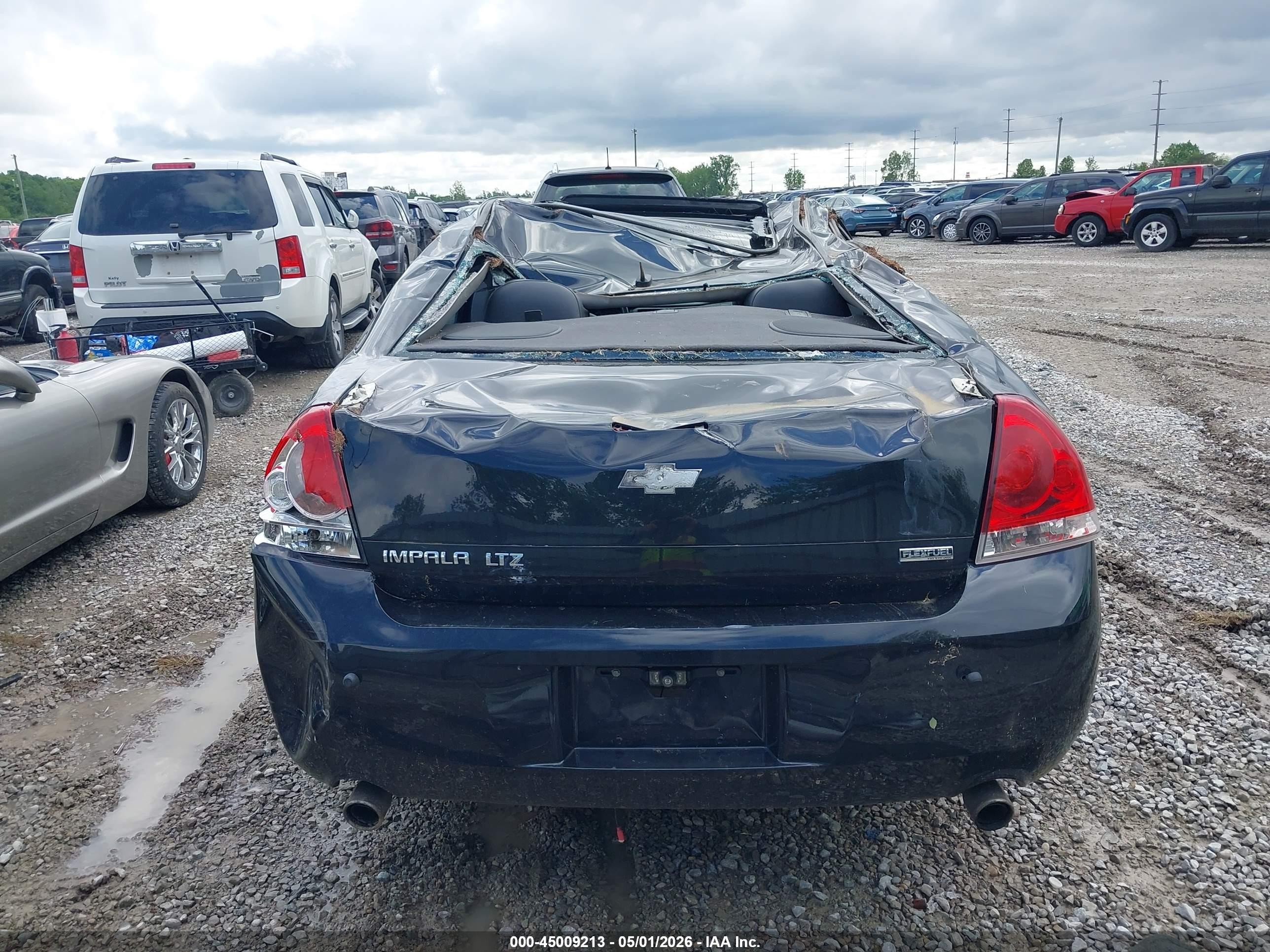 2012 Chevrolet Impala Ltz Black vin: 2G1WC5E37C1144308