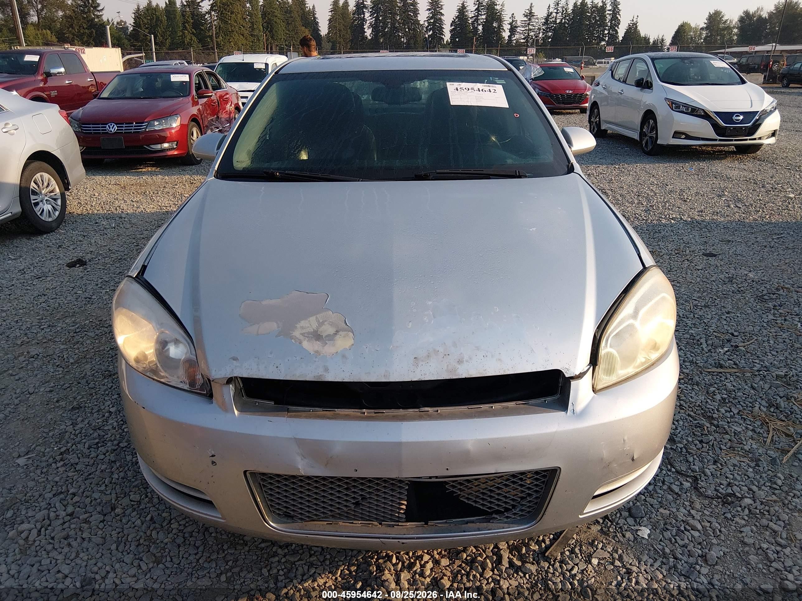 2012 Chevrolet Impala Ltz Silver vin: 2G1WC5E37C1149329