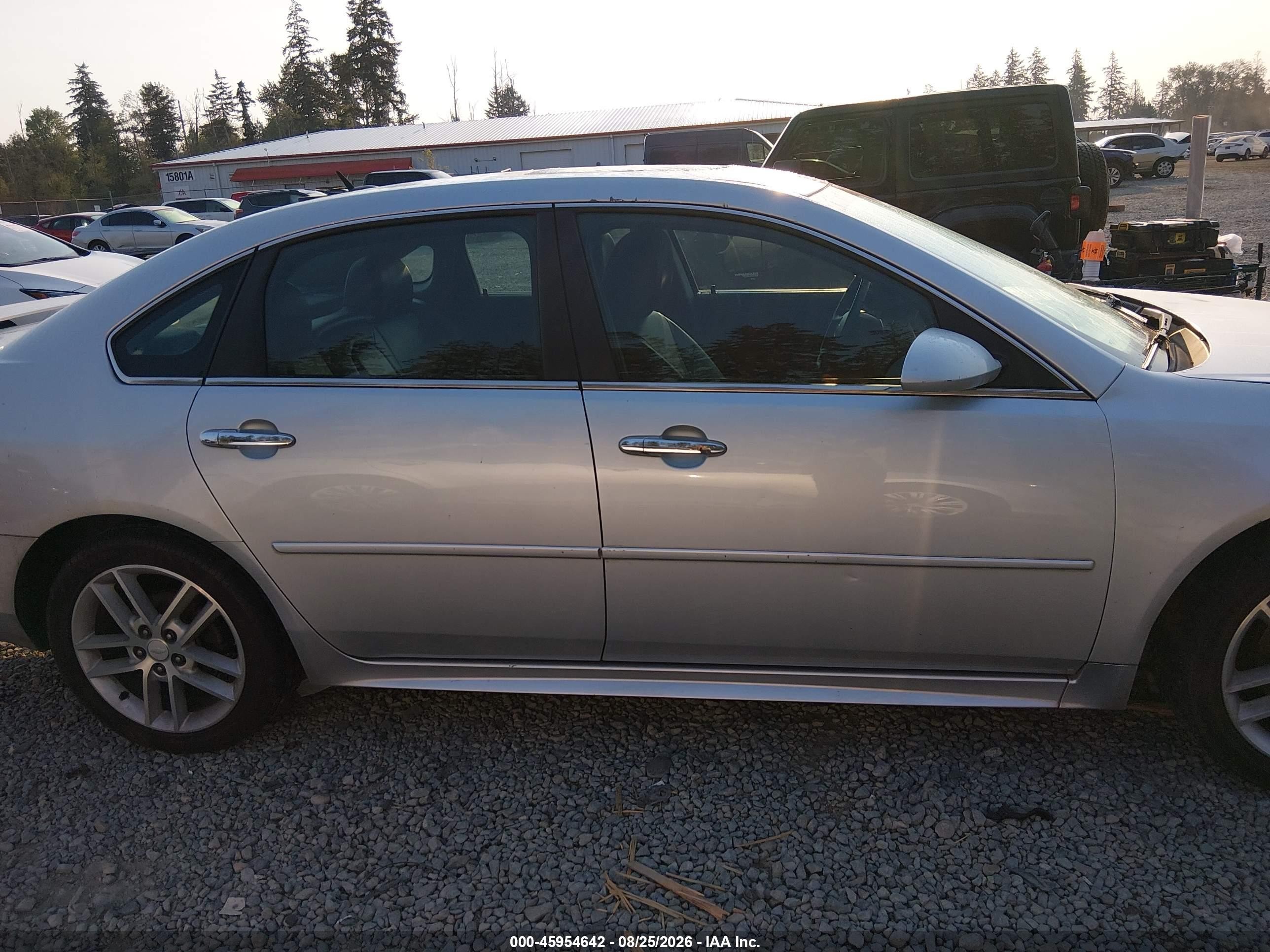 2012 Chevrolet Impala Ltz Silver vin: 2G1WC5E37C1149329