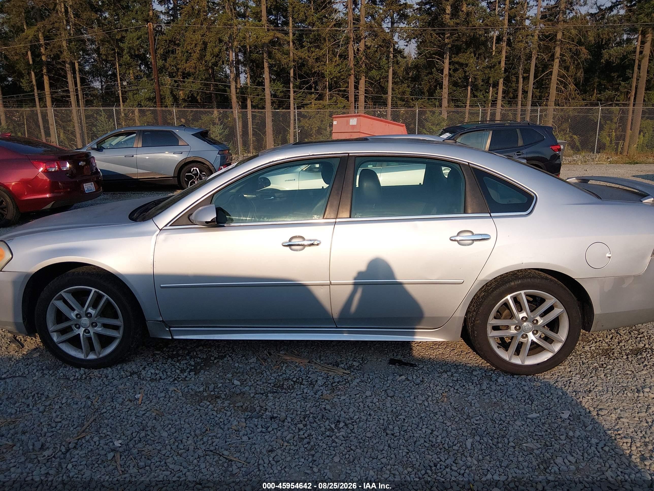2012 Chevrolet Impala Ltz Silver vin: 2G1WC5E37C1149329