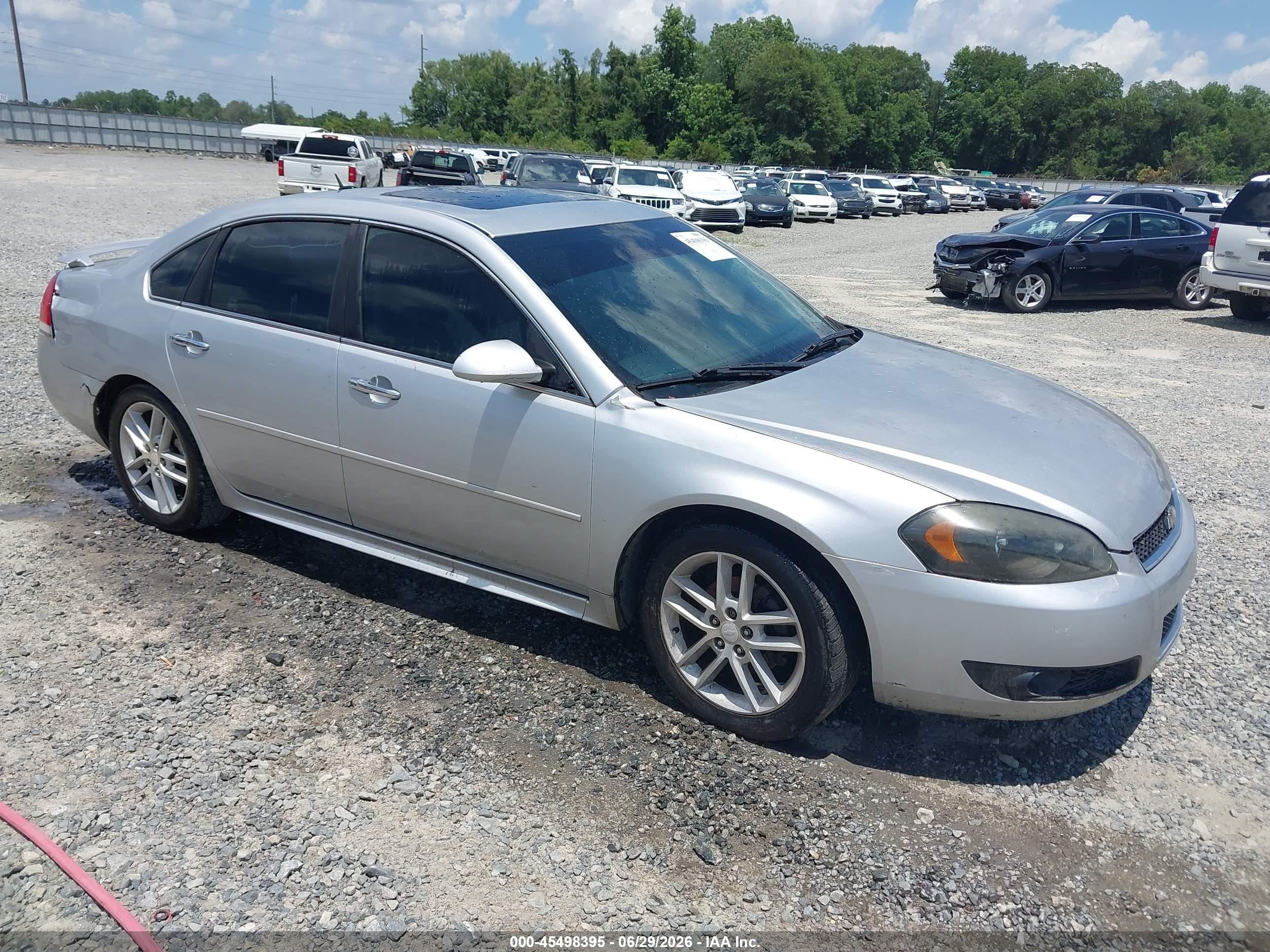 2012 Chevrolet Impala Ltz Silver vin: 2G1WC5E37C1194903