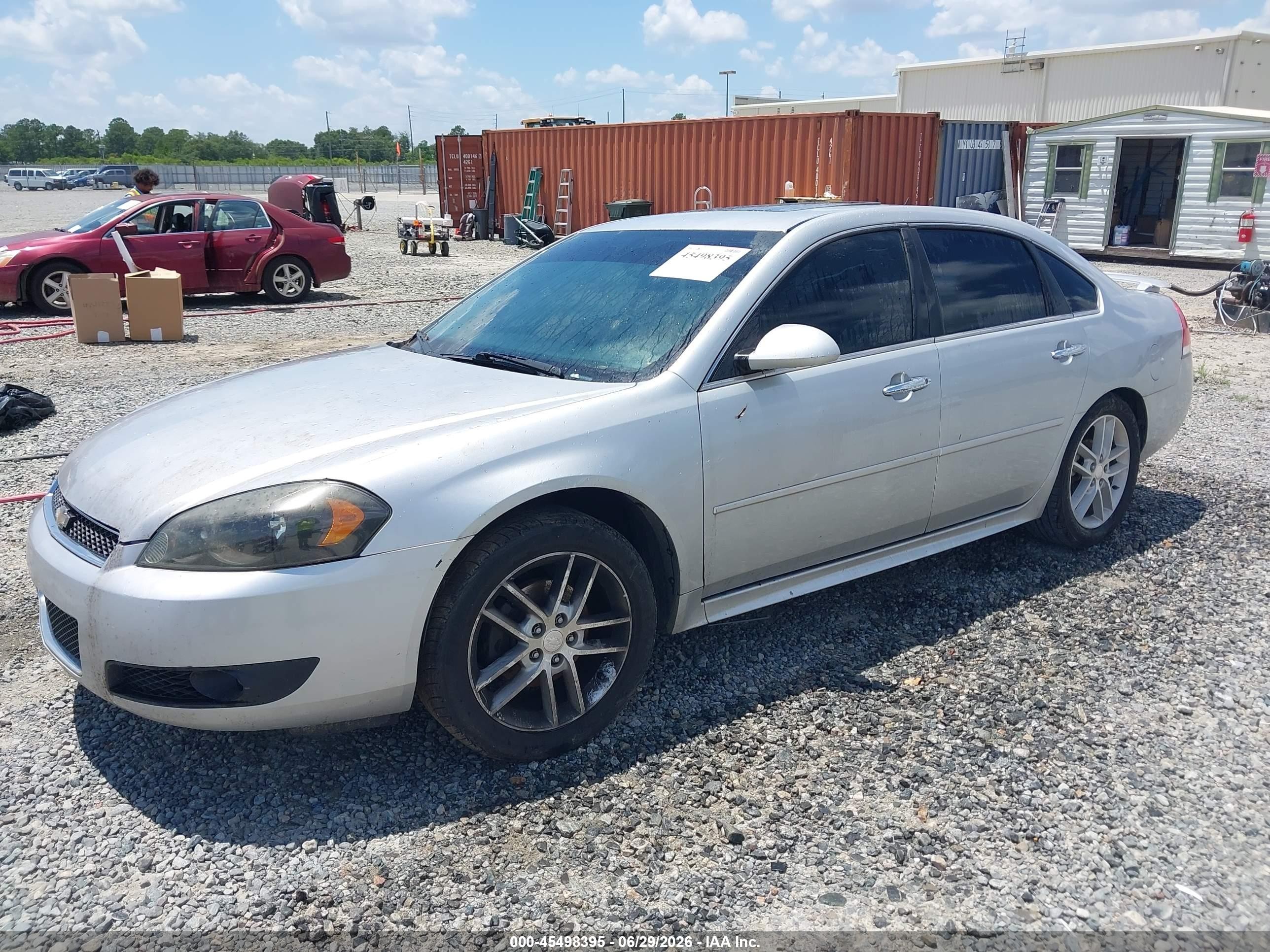 2012 Chevrolet Impala Ltz Серебряный vin: 2G1WC5E37C1194903