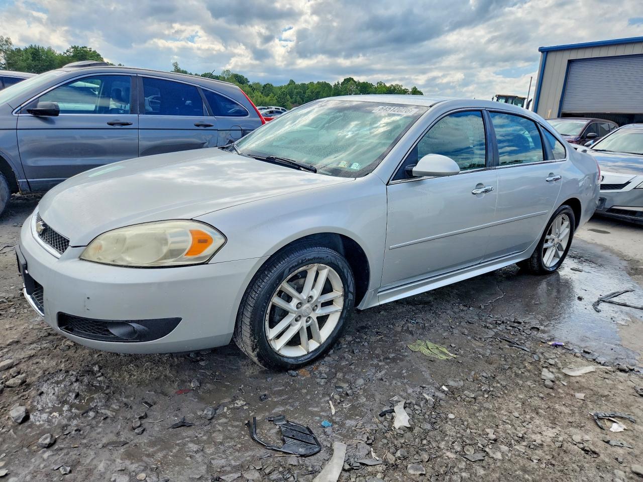 2012 Chevrolet Impala Ltz Silver vin: 2G1WC5E37C1229567