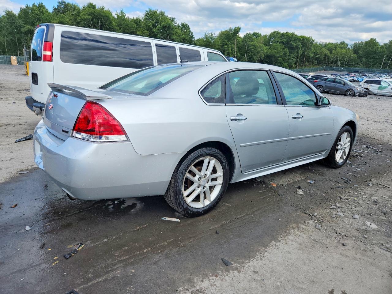 2012 Chevrolet Impala Ltz Silver vin: 2G1WC5E37C1229567