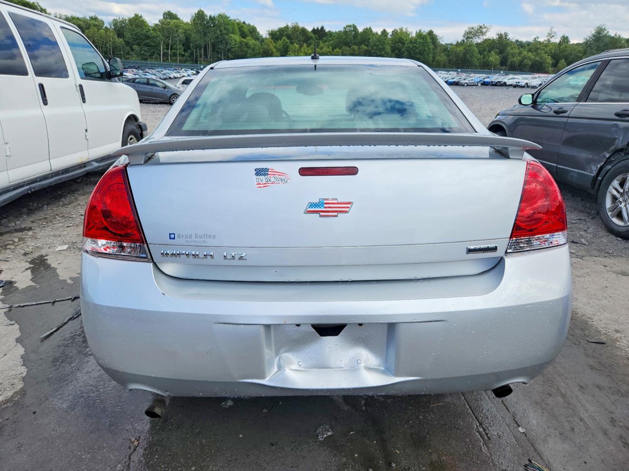 2012 Chevrolet Impala Ltz Silver vin: 2G1WC5E37C1229567