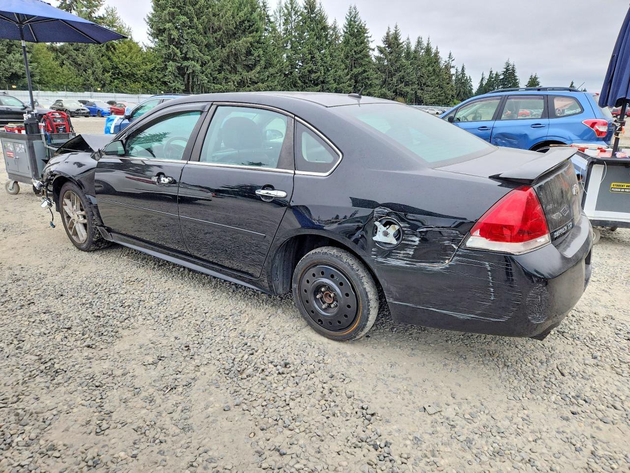 2012 Chevrolet Impala Ltz Black vin: 2G1WC5E37C1240388
