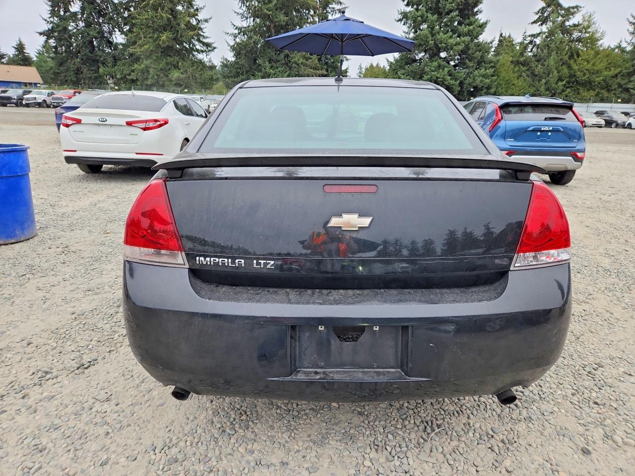 2012 Chevrolet Impala Ltz Black vin: 2G1WC5E37C1240388