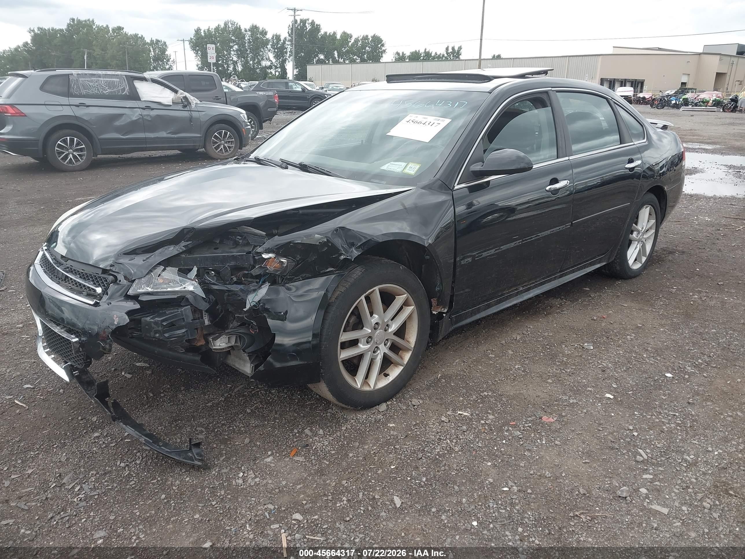 2013 Chevrolet Impala Ltz Black vin: 2G1WC5E37D1131107