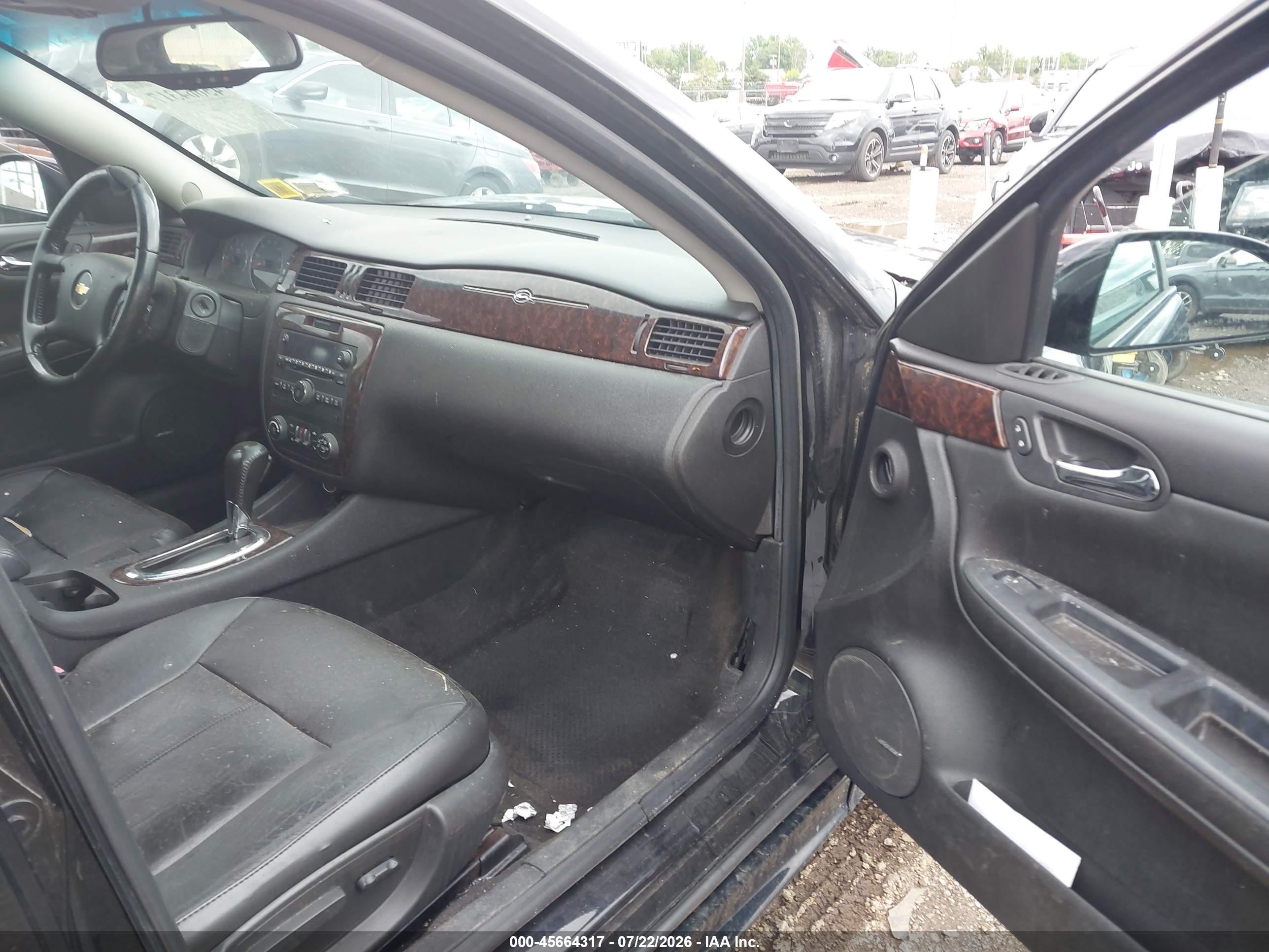2013 Chevrolet Impala Ltz Black vin: 2G1WC5E37D1131107