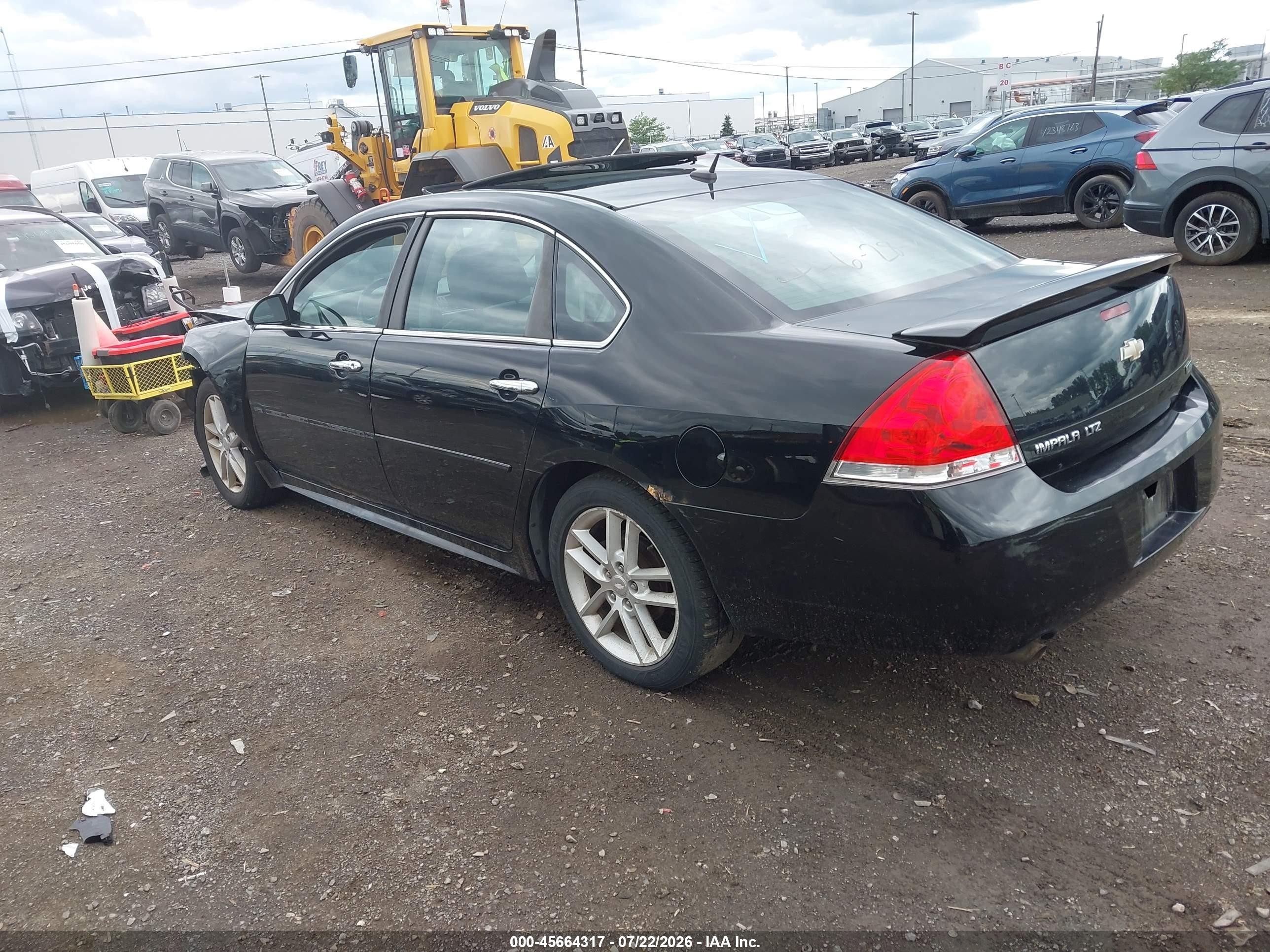 2013 Chevrolet Impala Ltz Black vin: 2G1WC5E37D1131107