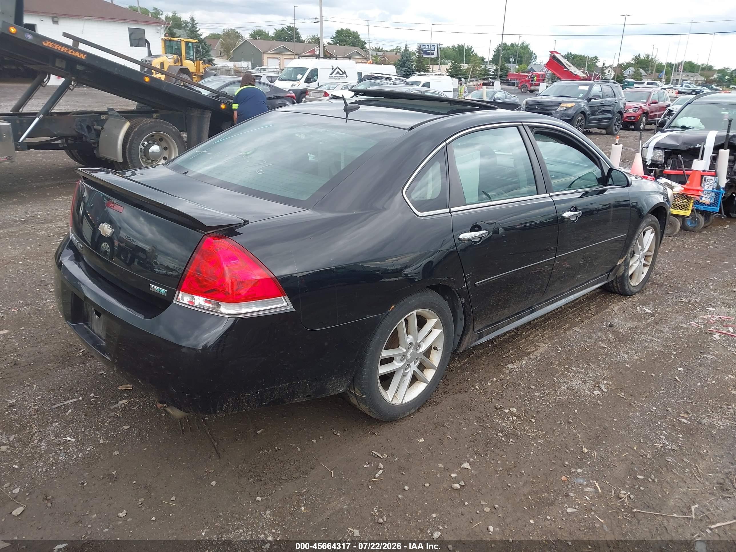 2013 Chevrolet Impala Ltz Black vin: 2G1WC5E37D1131107