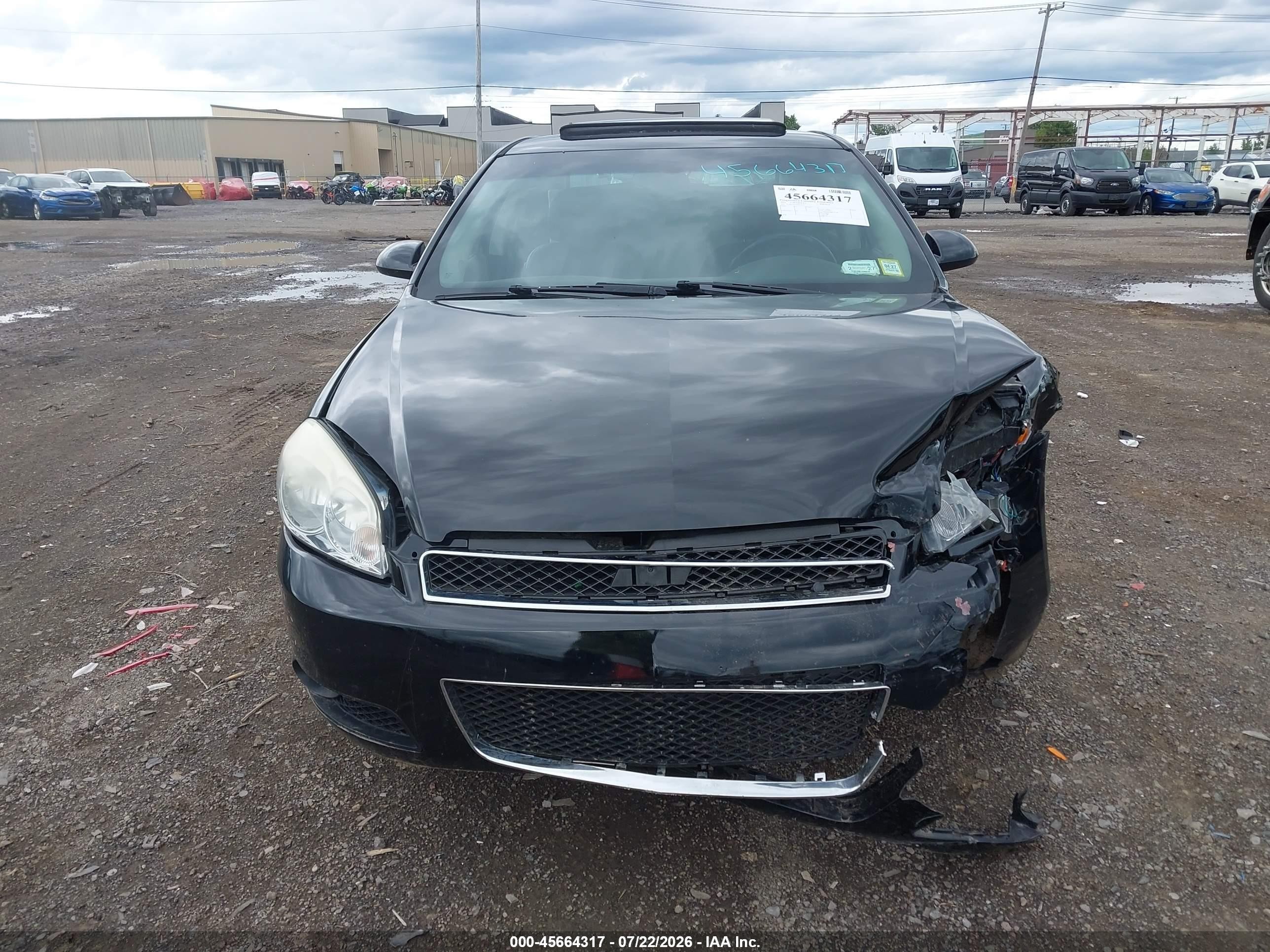 2013 Chevrolet Impala Ltz Black vin: 2G1WC5E37D1131107