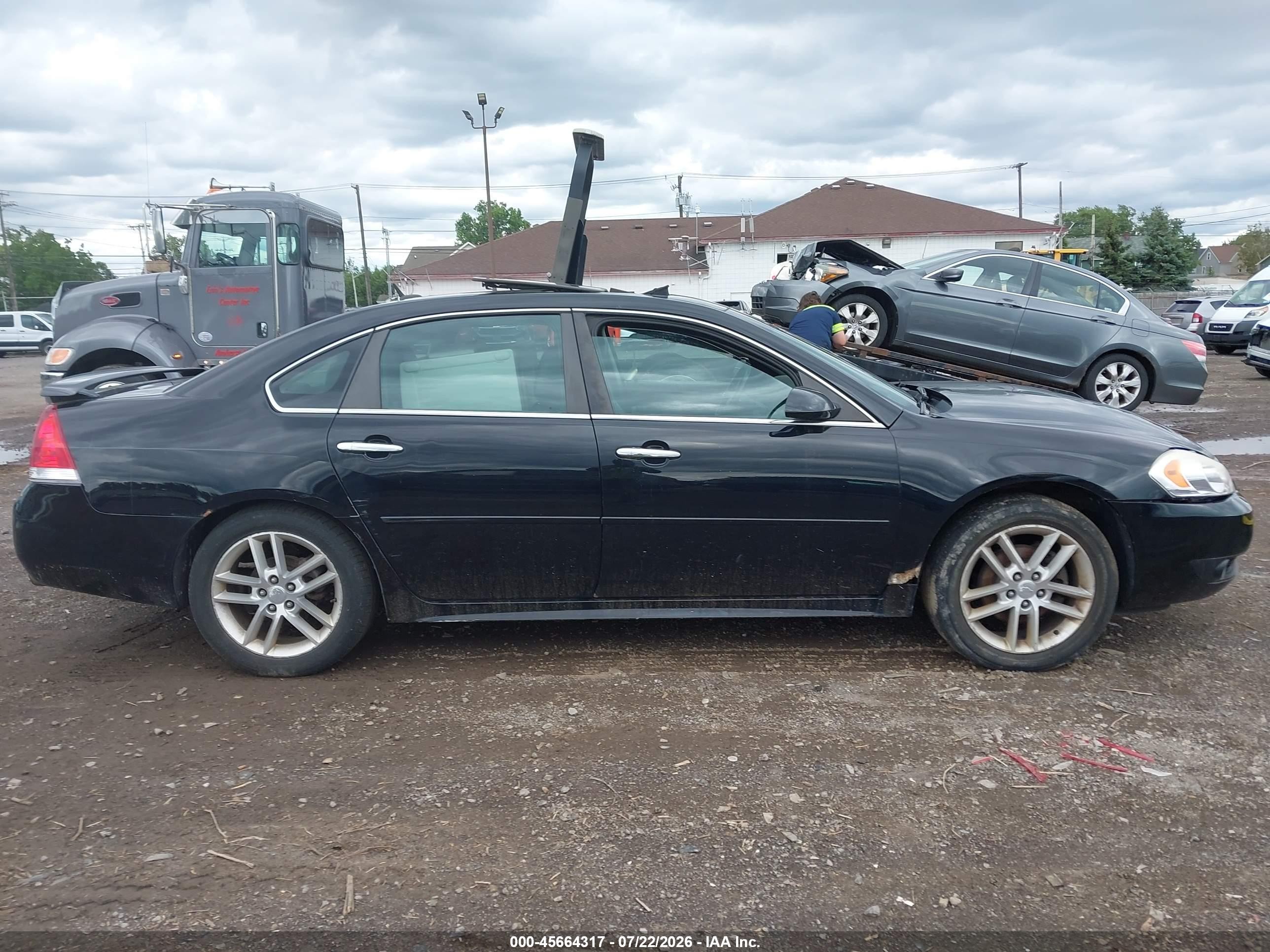 2013 Chevrolet Impala Ltz Black vin: 2G1WC5E37D1131107