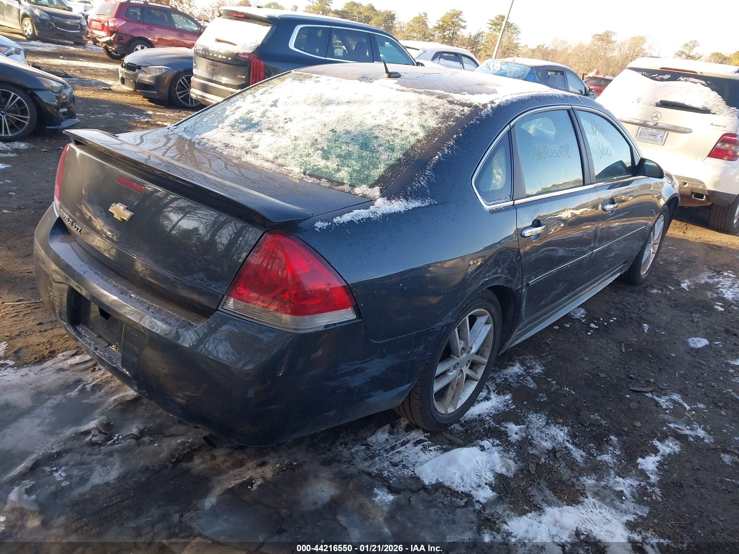 2013 Chevrolet Impala Ltz Черный vin: 2G1WC5E37D1140650