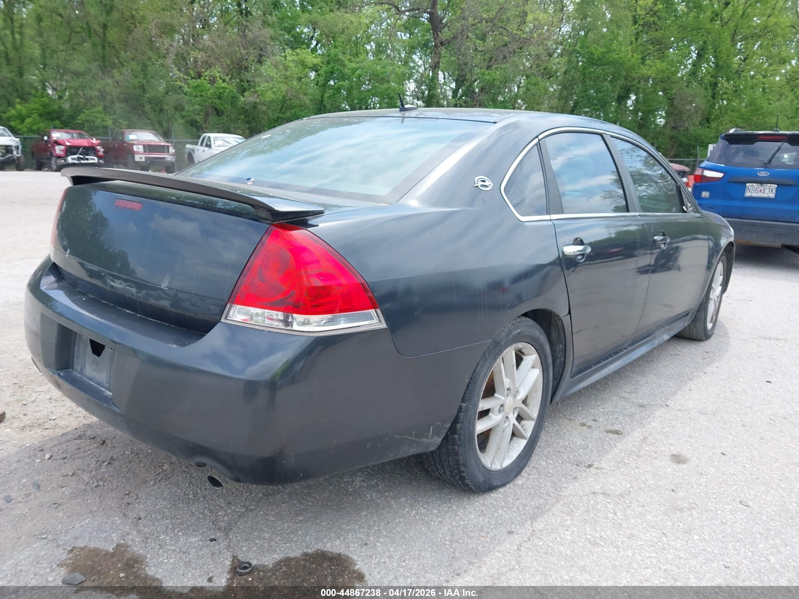 2014 Chevrolet Impala Limited Ltz Black vin: 2G1WC5E37E1108282
