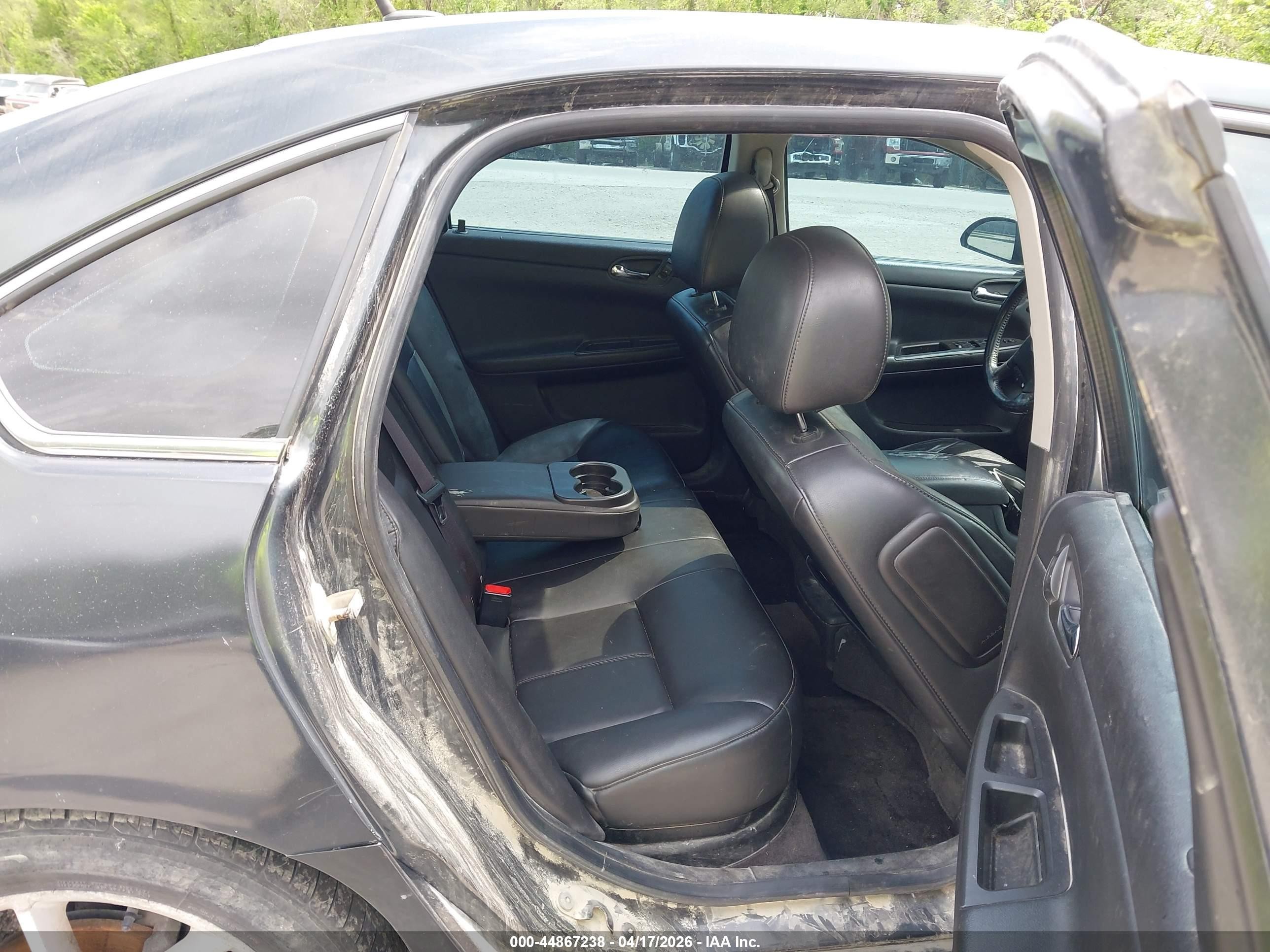 2014 Chevrolet Impala Limited Ltz Black vin: 2G1WC5E37E1108282