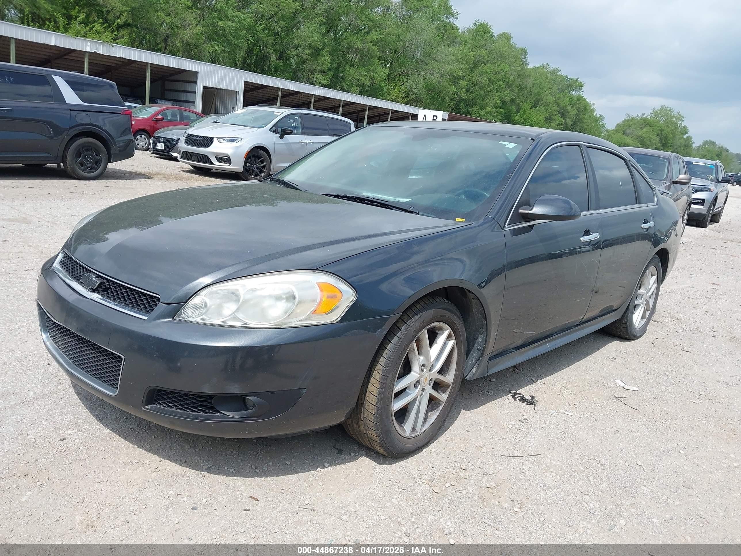2014 Chevrolet Impala Limited Ltz Black vin: 2G1WC5E37E1108282