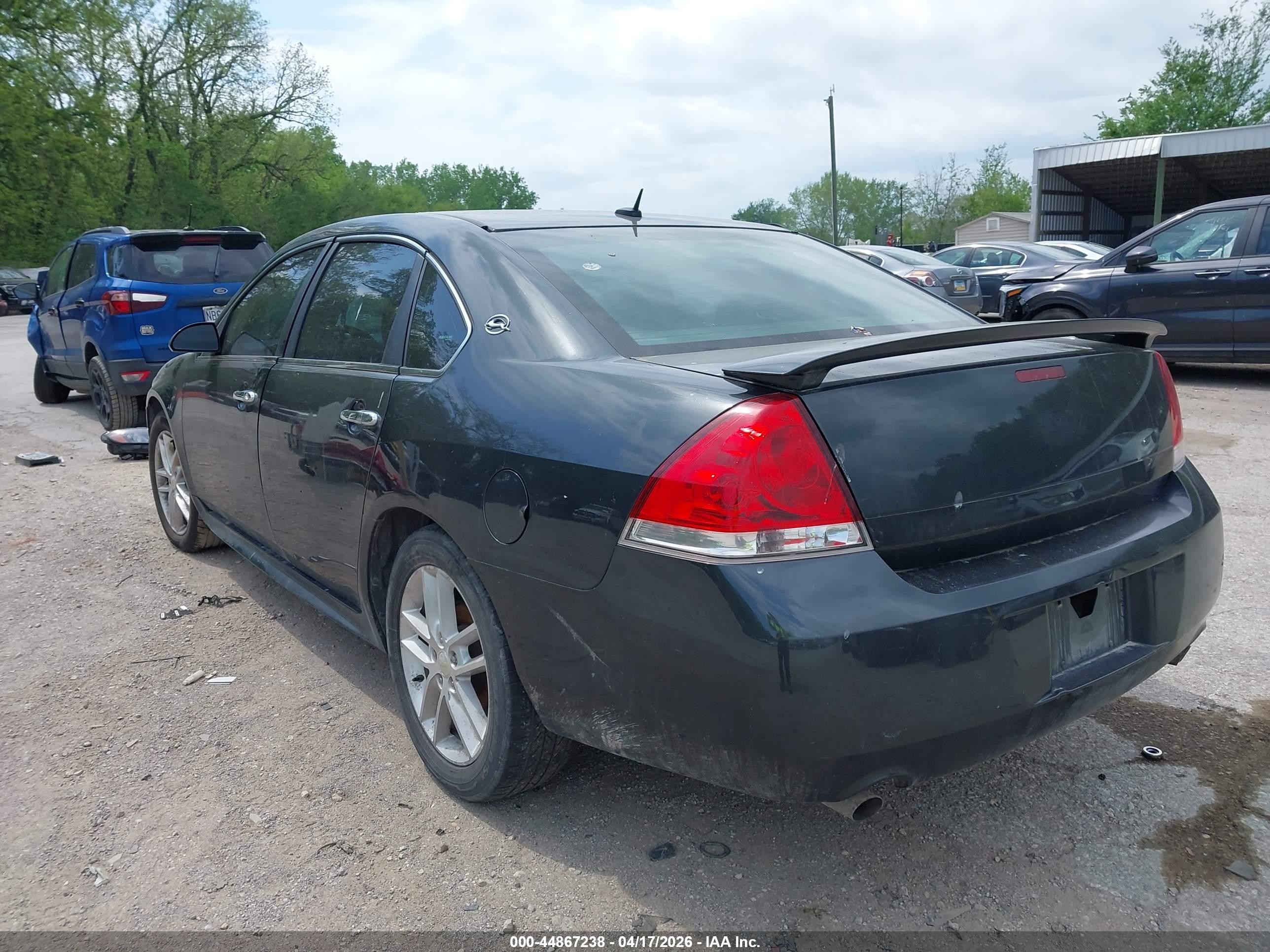 2014 Chevrolet Impala Limited Ltz Black vin: 2G1WC5E37E1108282