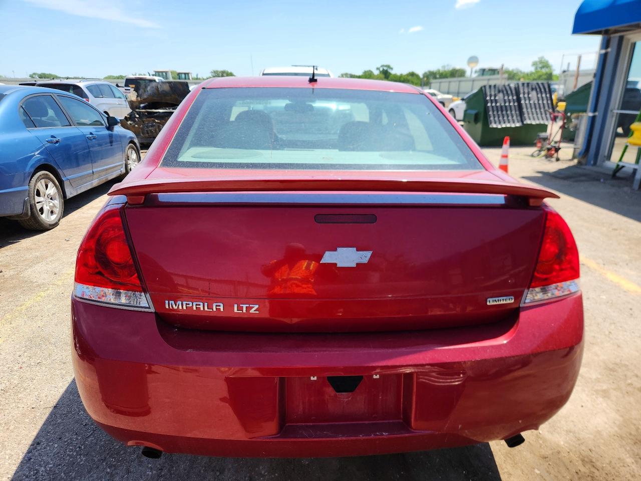 2014 Chevrolet Impala Limited Ltz Burgundy vin: 2G1WC5E37E1138351