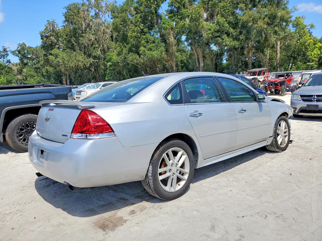 2014 Chevrolet Impala Limited Ltz Silver vin: 2G1WC5E37E1158891