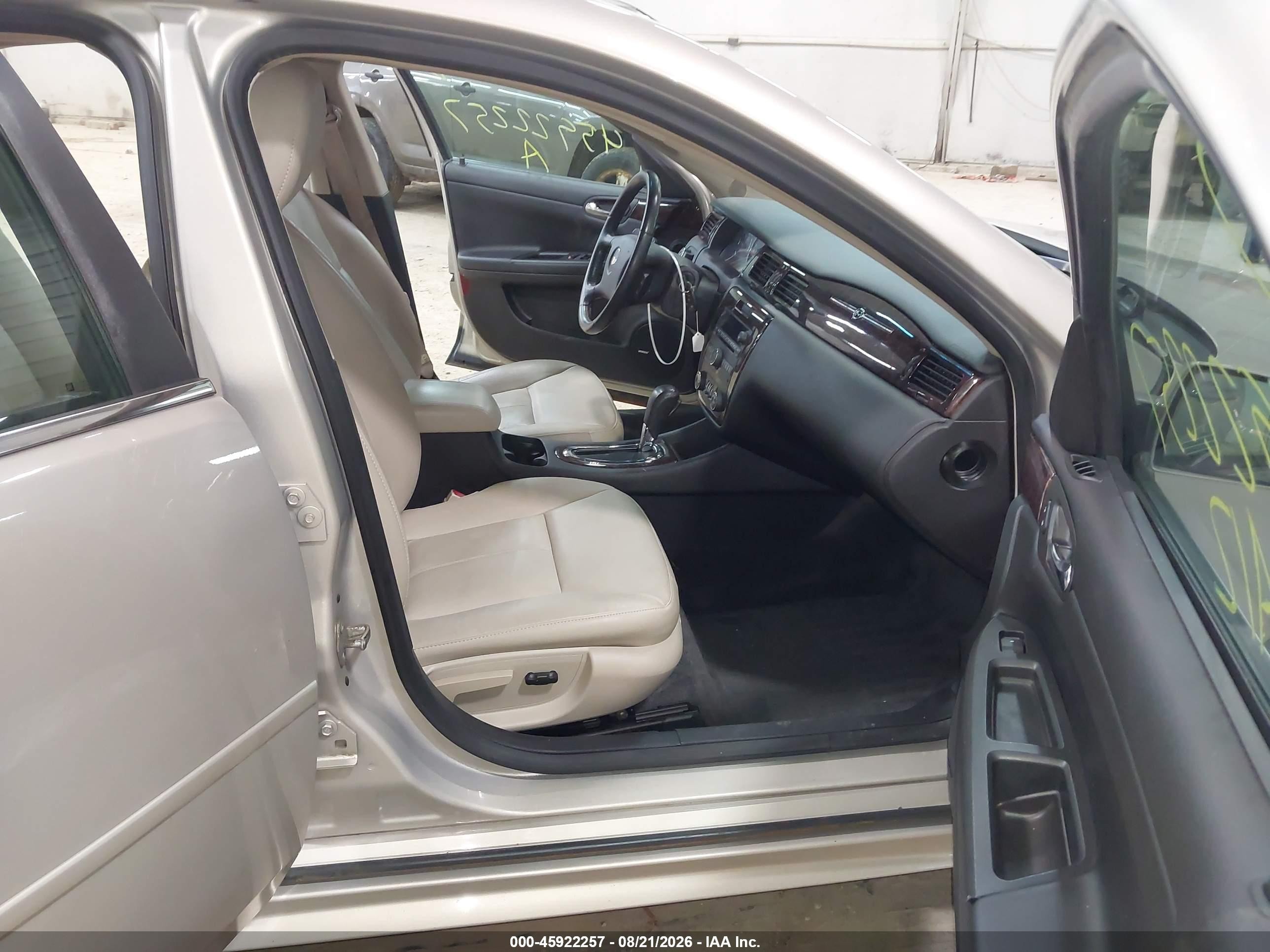 2012 Chevrolet Impala Ltz Gold vin: 2G1WC5E38C1109146