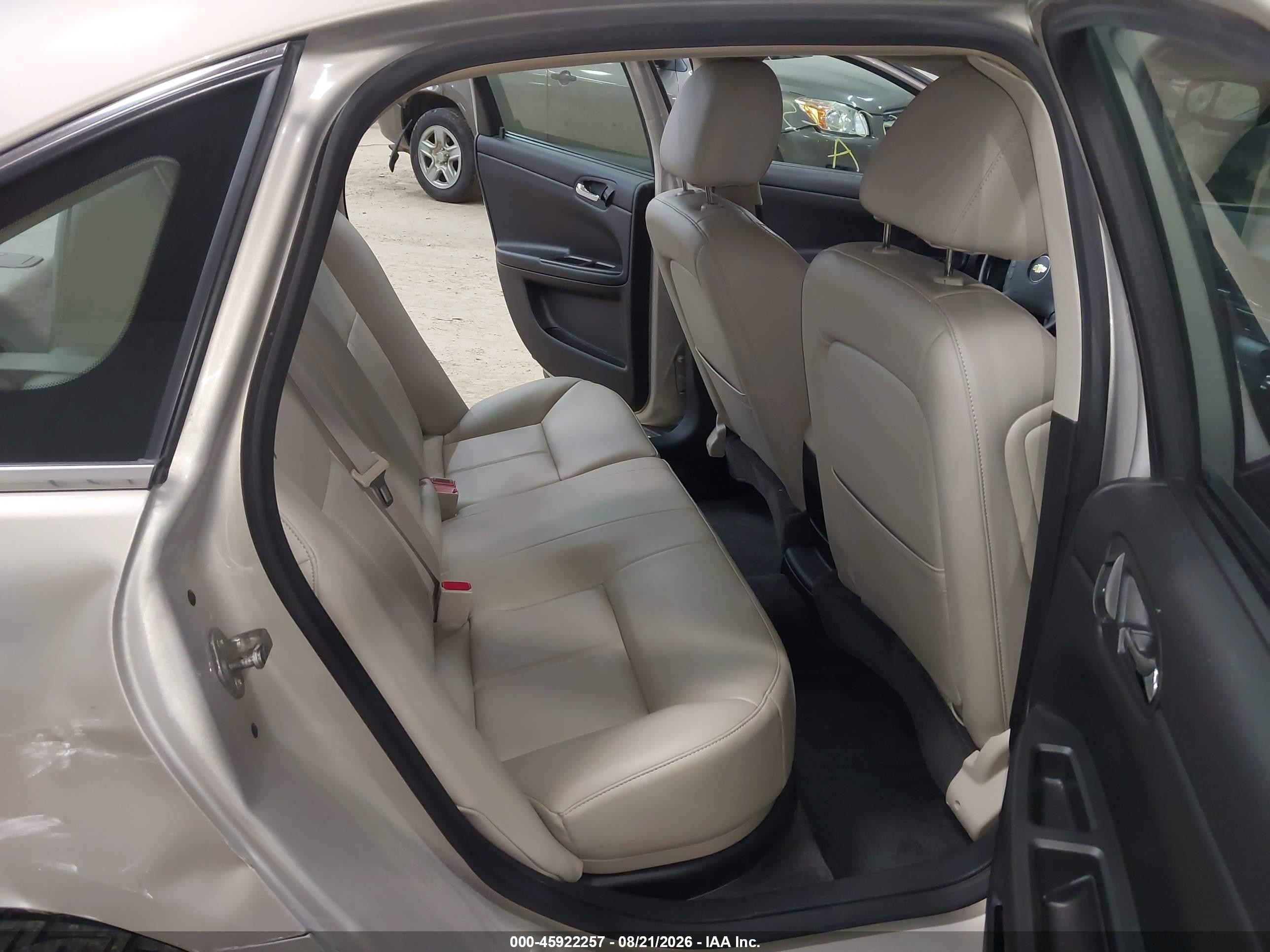 2012 Chevrolet Impala Ltz Gold vin: 2G1WC5E38C1109146